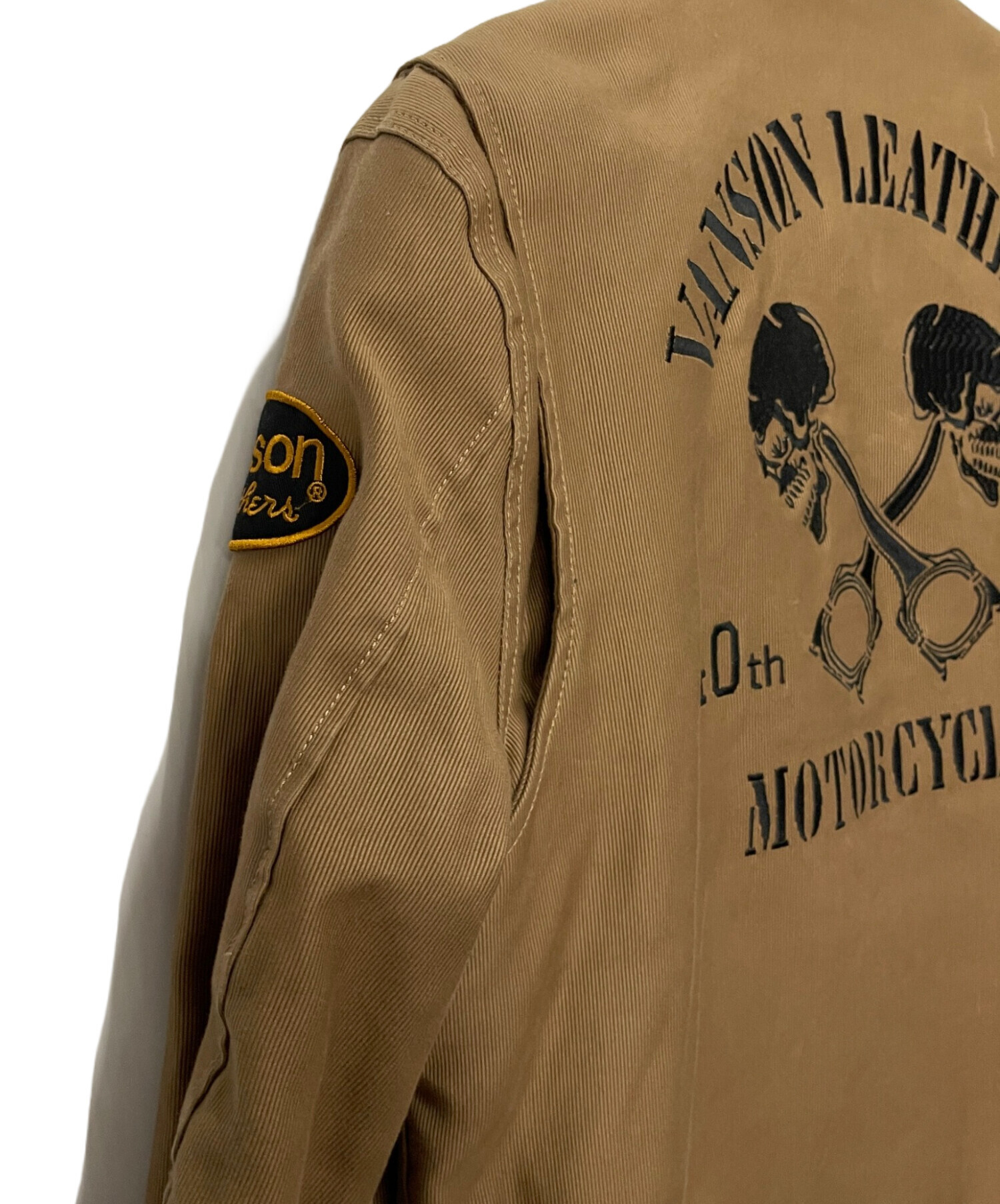 【希少】VANSON バンソン　40周年　デッキジャケット　裏ボア　XL m12961198620_1.jpg?1705837533