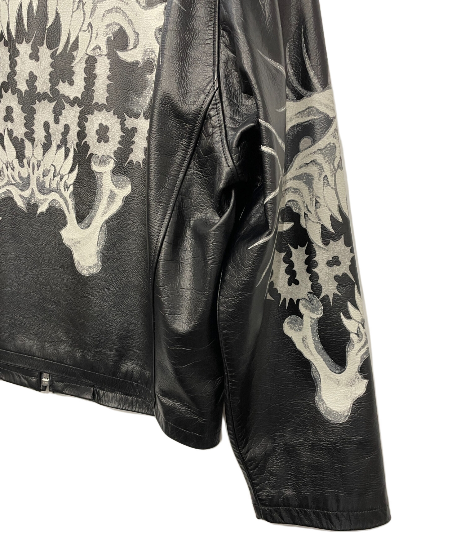 Supreme×Y’s Yohji Yamamoto レザー ジャケット 中古・古着通販】SUPREME (シュプリーム) YOHJI YAMAMOTO (ヨウジ