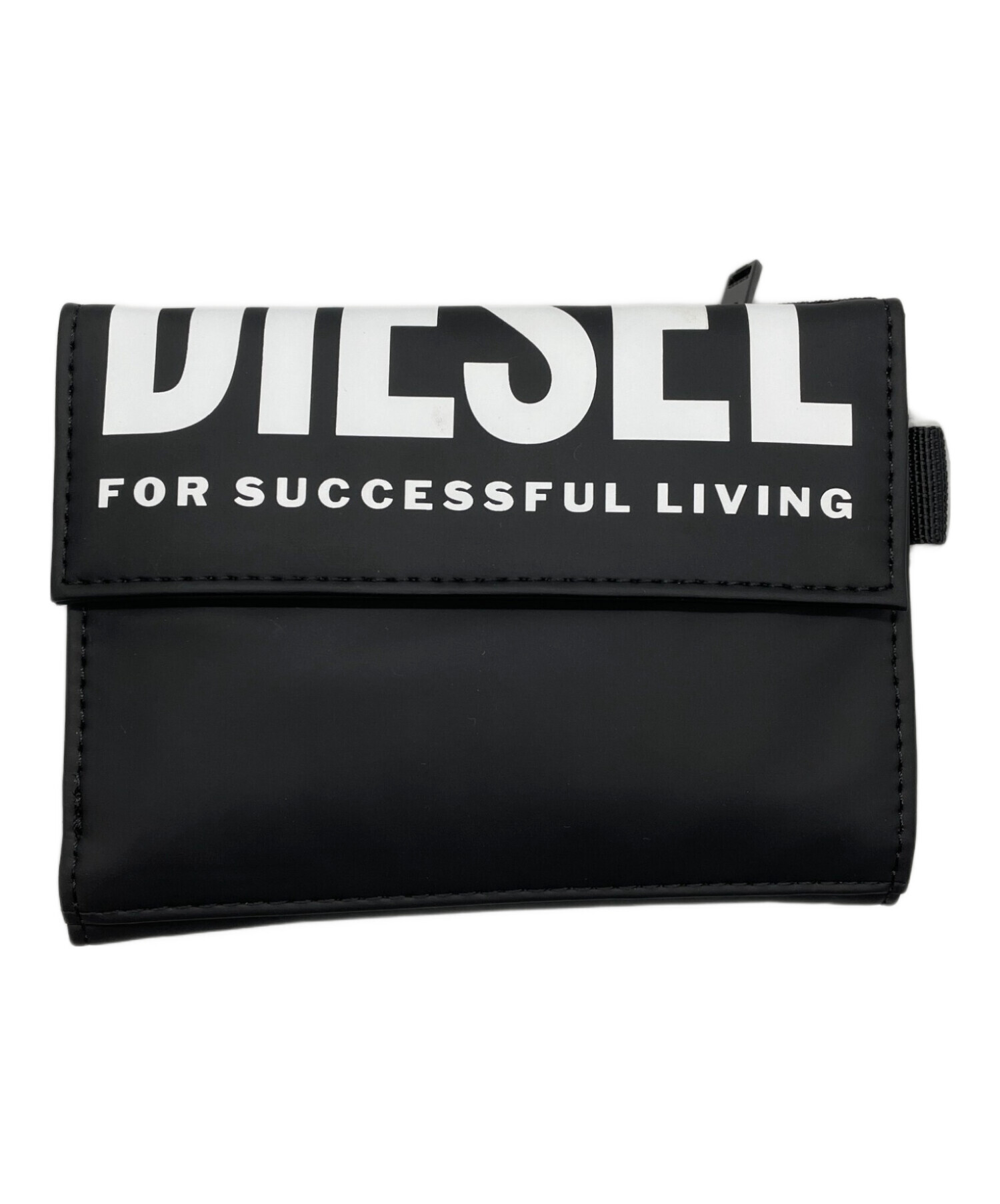 中古・古着通販】DIESEL (ディーゼル) 2つ折り財布 ブラック 未使用品 