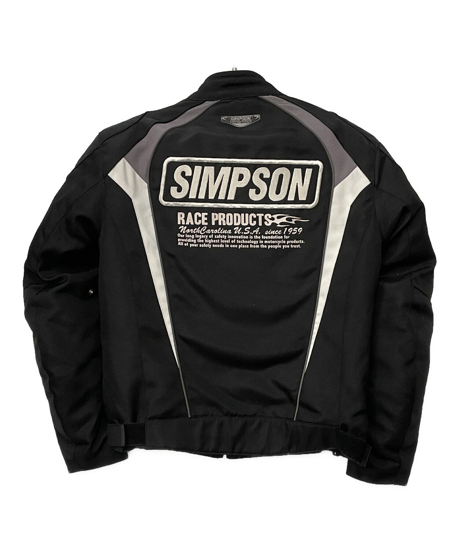 中古・古着通販】SIMPSON (シンプソン) ライダースジャケット ブラック 