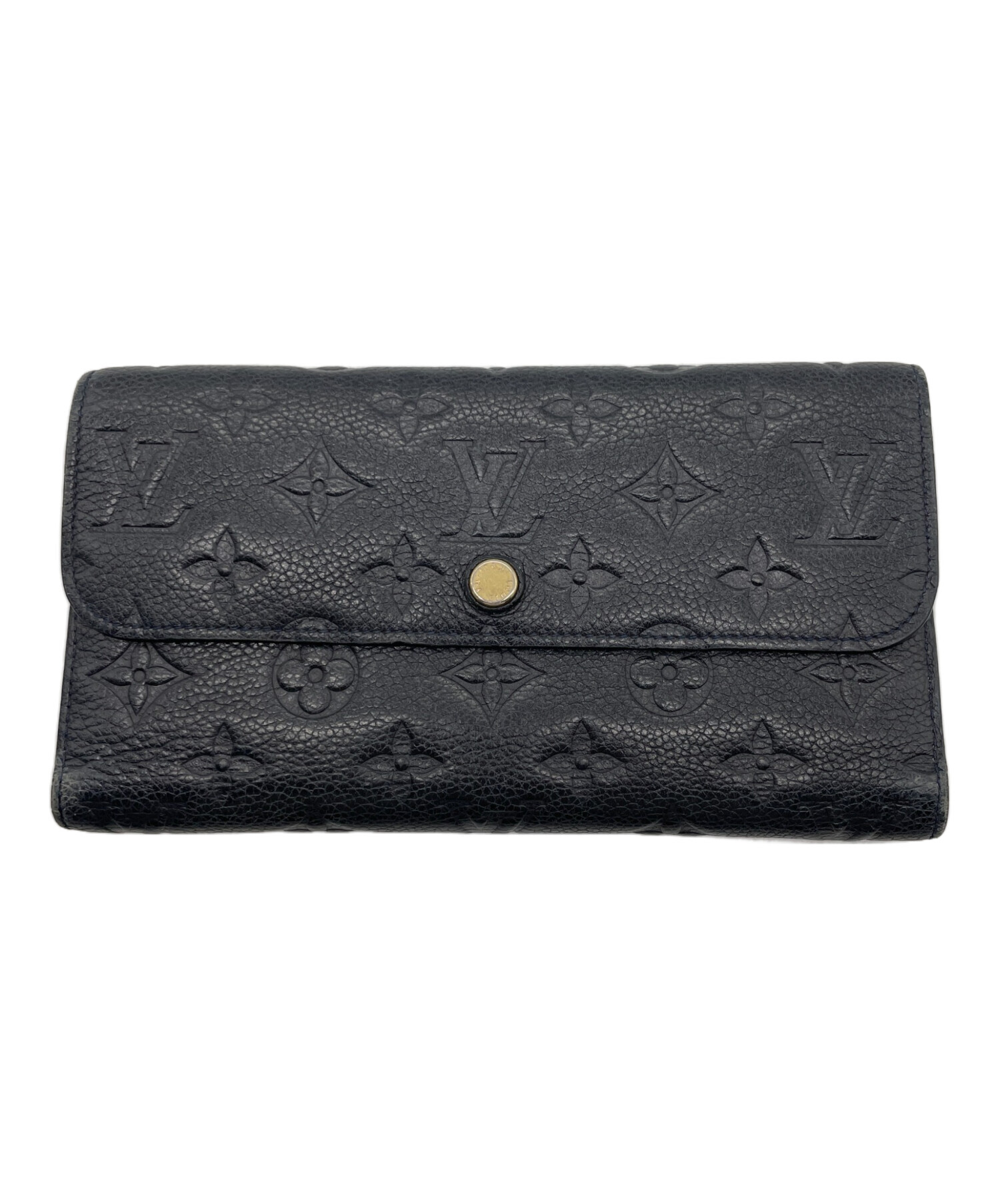 中古・古着通販】LOUIS VUITTON (ルイ ヴィトン) 3つ折り財布 ブラック 