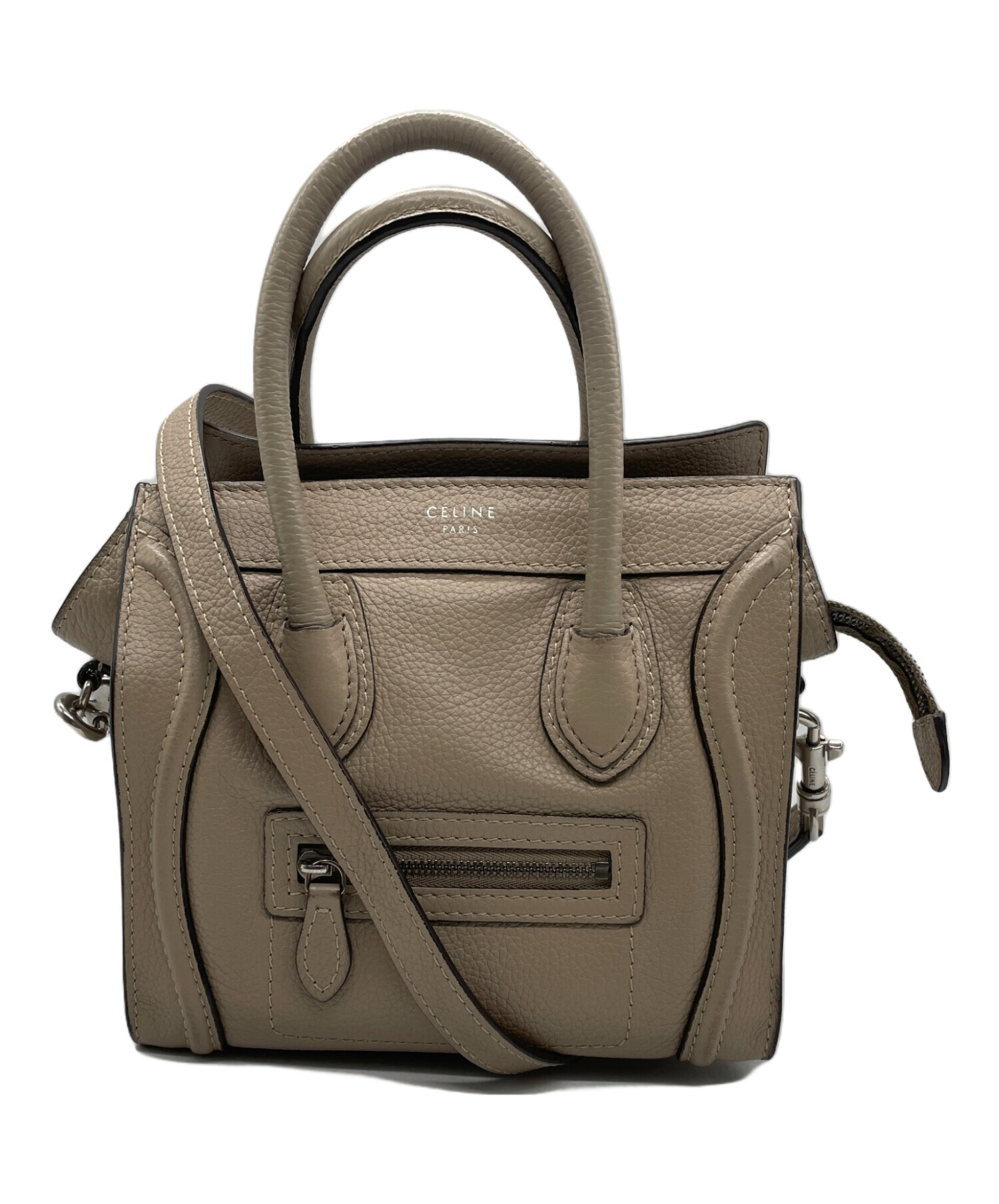 中古・古着通販】CELINE (セリーヌ) 2WAYバッグ ベージュ｜ブランド 