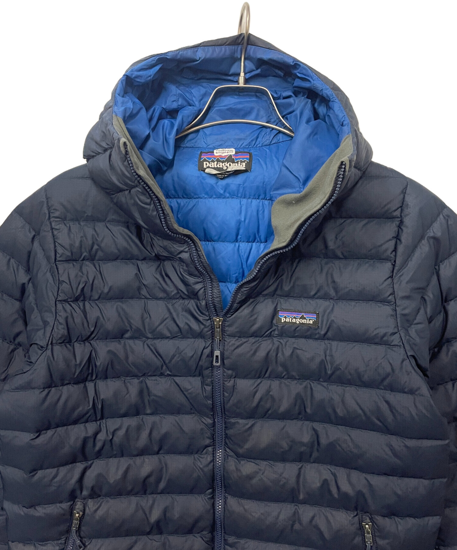 Patagonia ネイビー ジャケット RECCO Mサイズ　パタゴニア 中古・古着通販】Patagonia (パタゴニア) ダウンジャケット ネイビー