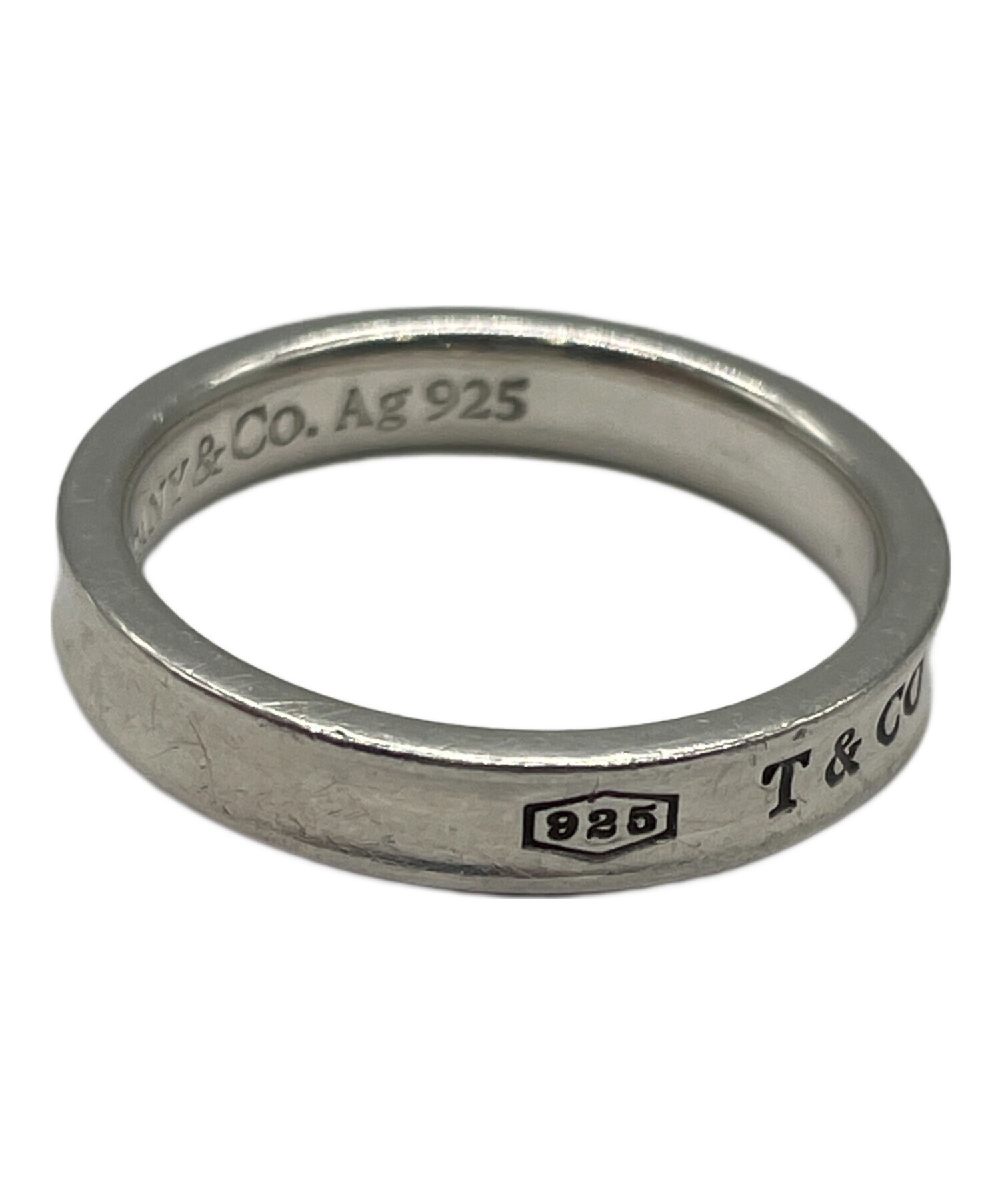 Tiffany & Co.リング シルバー925 17号 中古・古着通販】Tiffany & Co. (ティファニー) ナローリング サイズ