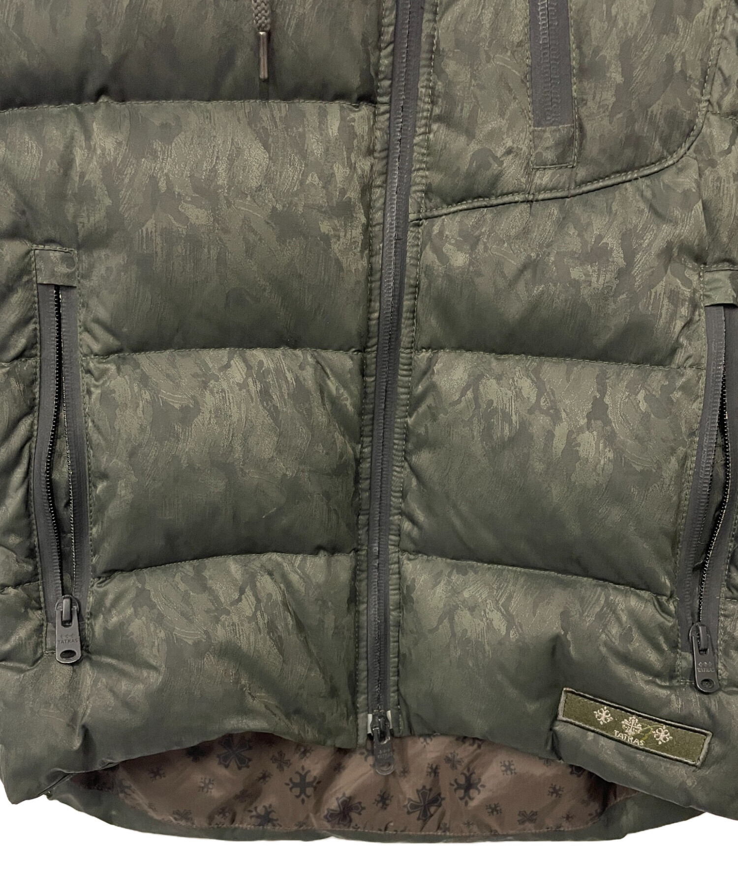 中古・古着通販】TATRAS (タトラス) ダウンベスト オリーブ サイズ:1