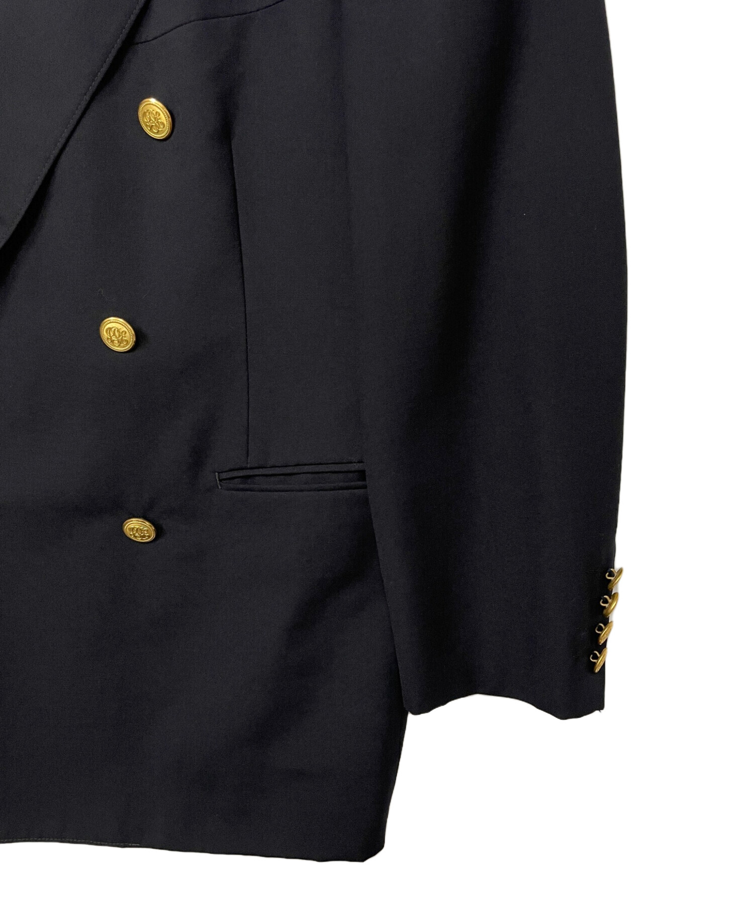 【希少ベロア】J.PRESS ジェイプレス テーラードジャケット ブラック L 感動！？上品な見た目に着心地抜群なセットアップ【MECHANICAL】【超