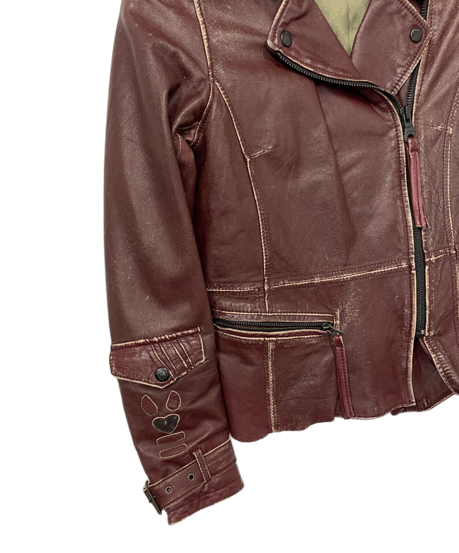 中古・古着通販】AVIREX (アヴィレックス) レザージャケット ブラウン