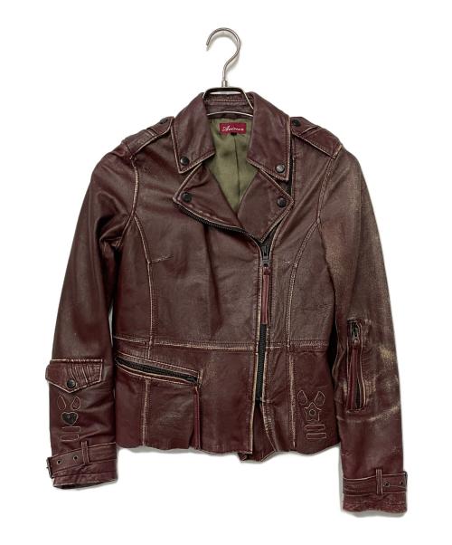 中古・古着通販】AVIREX (アヴィレックス) レザージャケット ブラウン