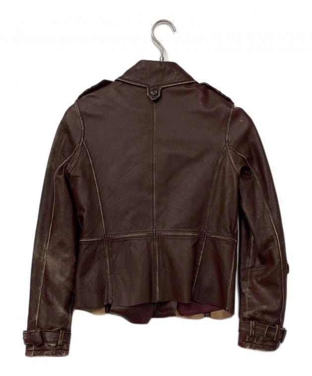 中古・古着通販】AVIREX (アヴィレックス) レザージャケット ブラウン