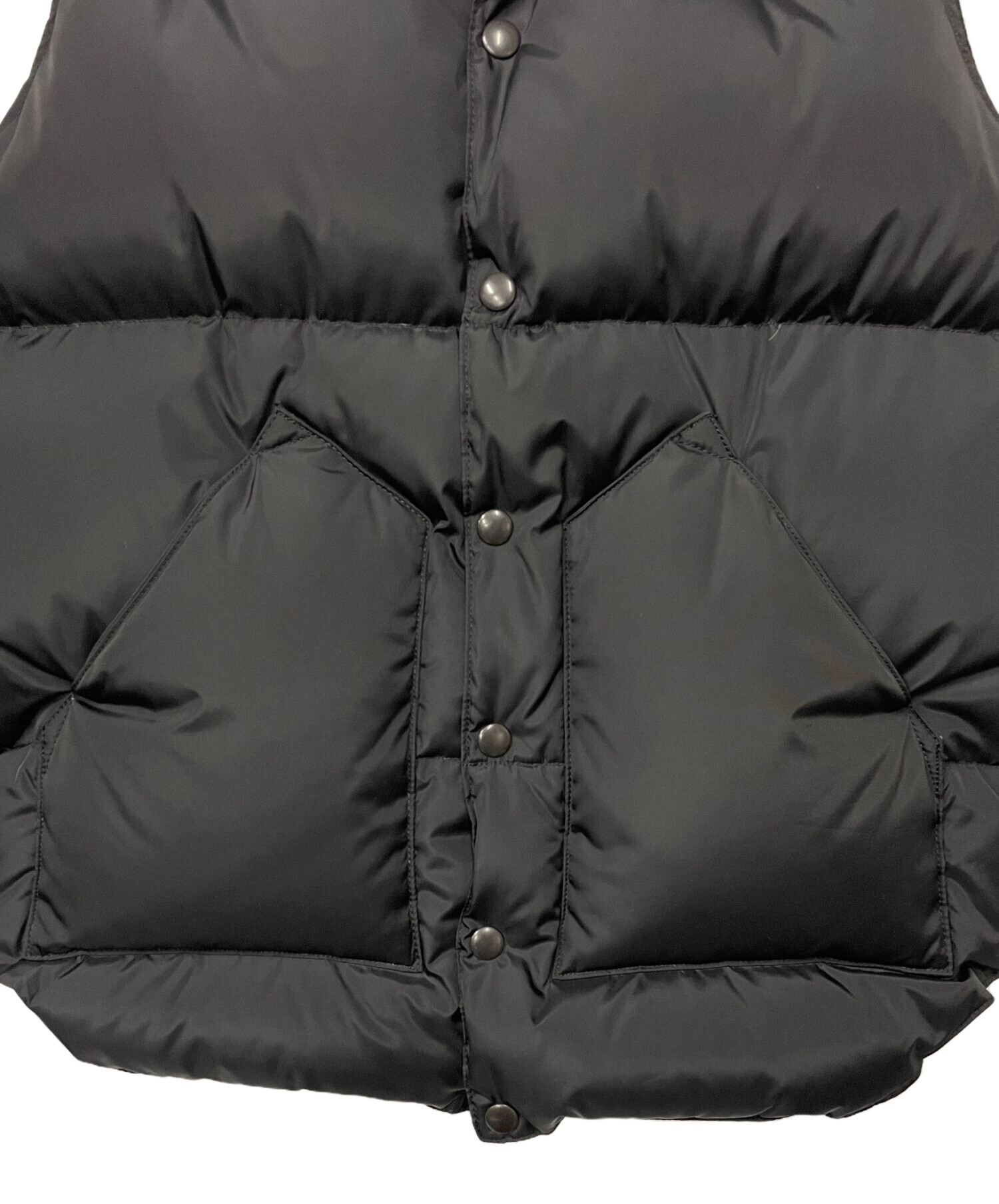 タグ付き新品未使用 ロッキーマウンテン ダウンベスト ブラック 未使用 Rocky Mountain Featherbed × Rafu ラフ ロッキーマウンテン