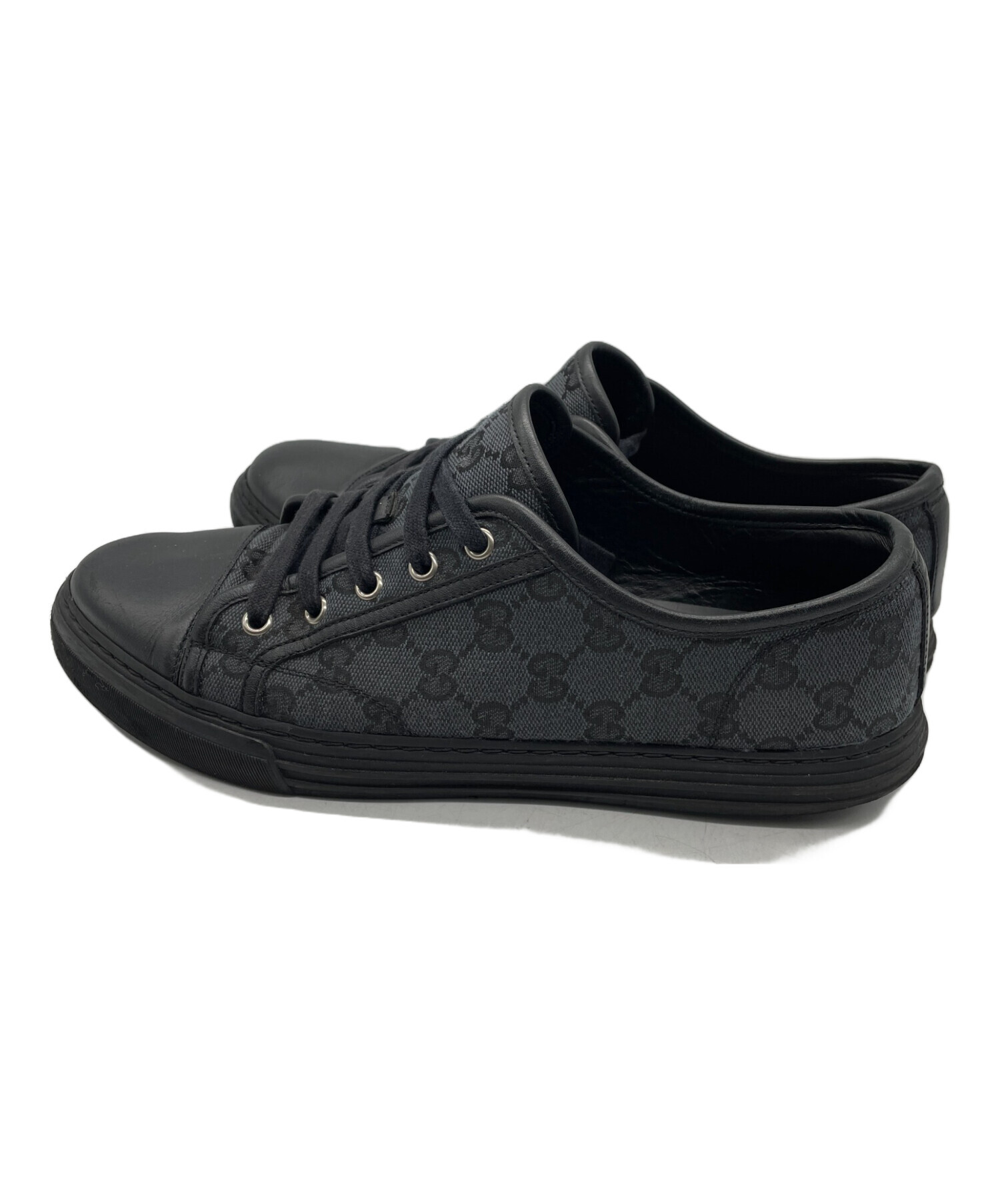 中古・古着通販】GUCCI (グッチ) スニーカー ブラック サイズ:26.5 