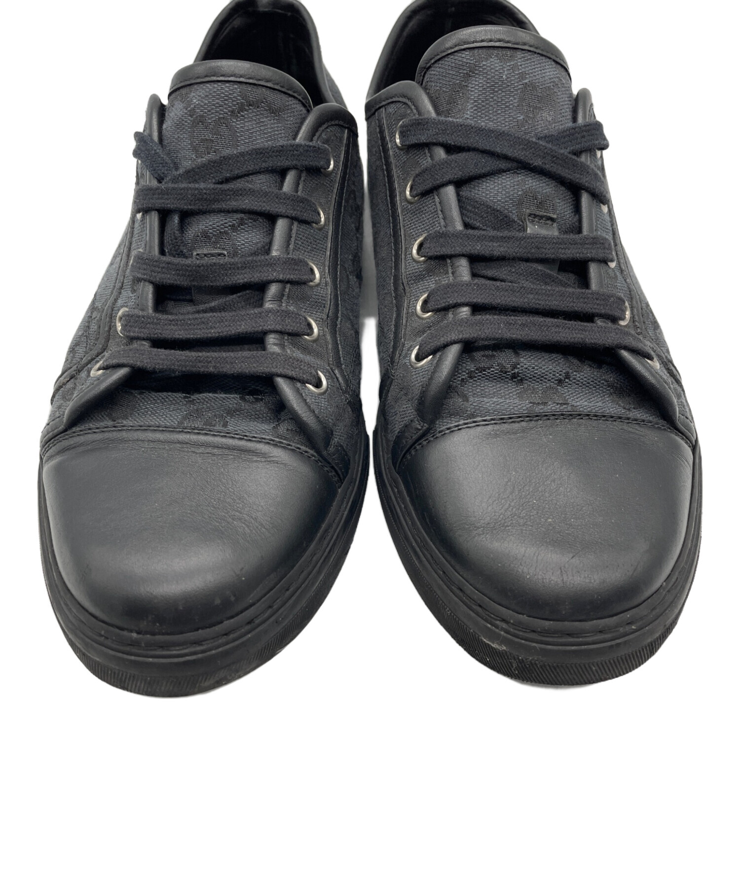 中古・古着通販】GUCCI (グッチ) スニーカー ブラック サイズ:26.5 