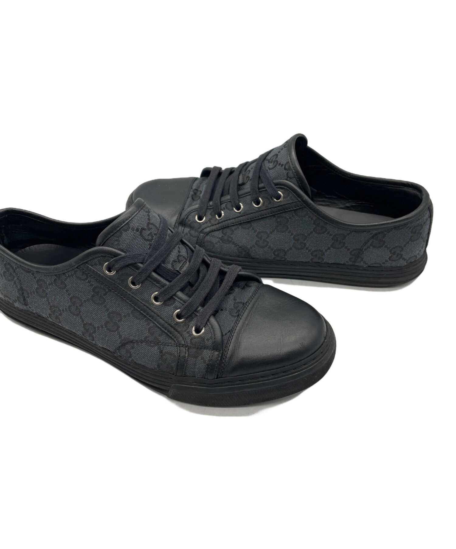 中古・古着通販】GUCCI (グッチ) スニーカー ブラック サイズ:26.5 