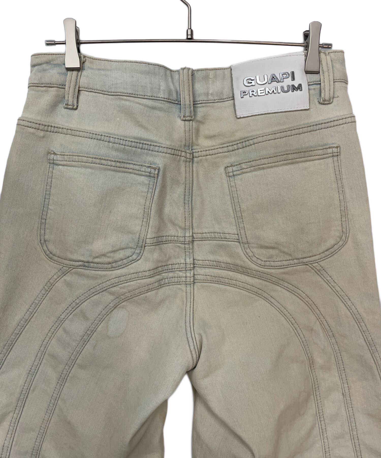 中古・古着通販】GUAPI (グアピ) コンバーチブルデニムパンツ ブルー