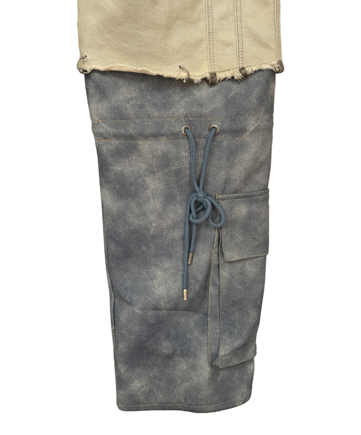 中古・古着通販】GUAPI (グアピ) コンバーチブルデニムパンツ ブルー