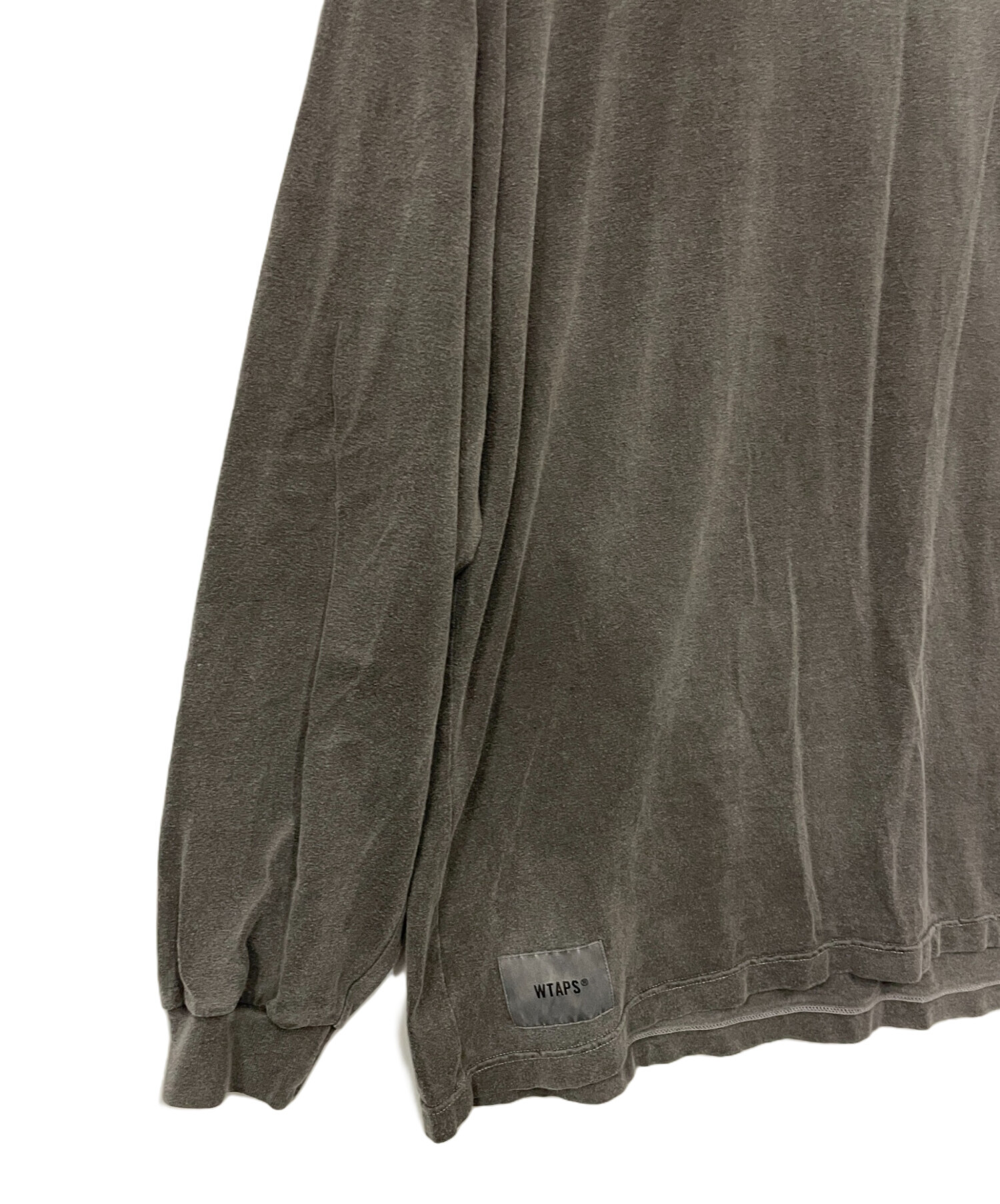 中古・古着通販】WTAPS (ダブルタップス) 長袖カットソー グレー