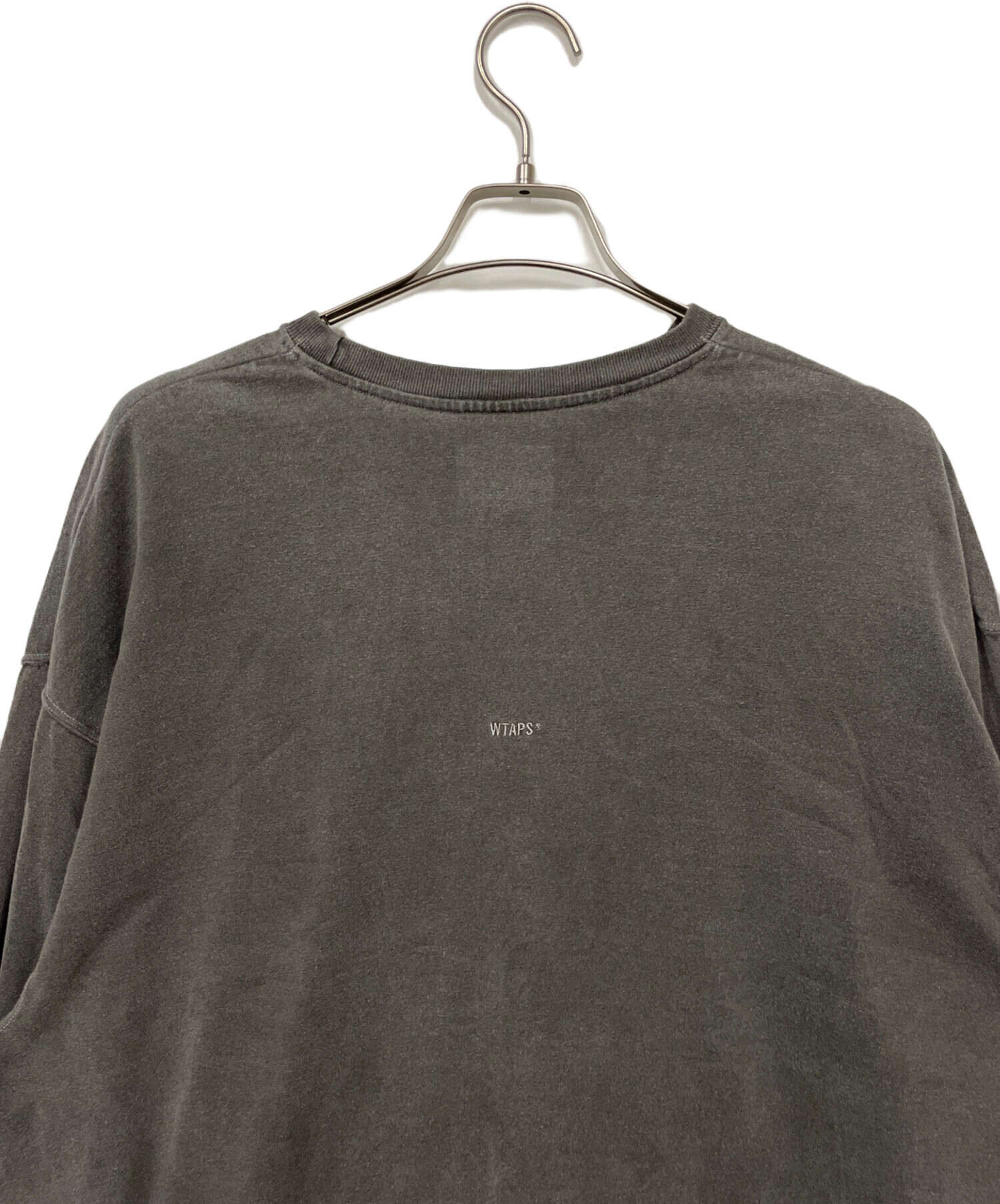 中古・古着通販】WTAPS (ダブルタップス) 長袖カットソー グレー