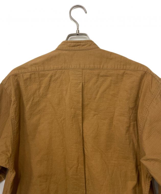 ISSEY MIYAKE イッセイミヤケ 長袖ブラウス　リバーシブル　ブラウン ISSEY MIYAKE イッセイミヤケ 長袖ブラウス リバーシブル ブラウン