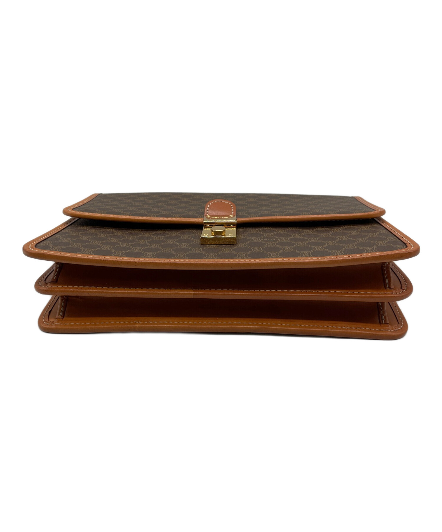 中古・古着通販】CELINE (セリーヌ) クラッチバッグ ブラウン