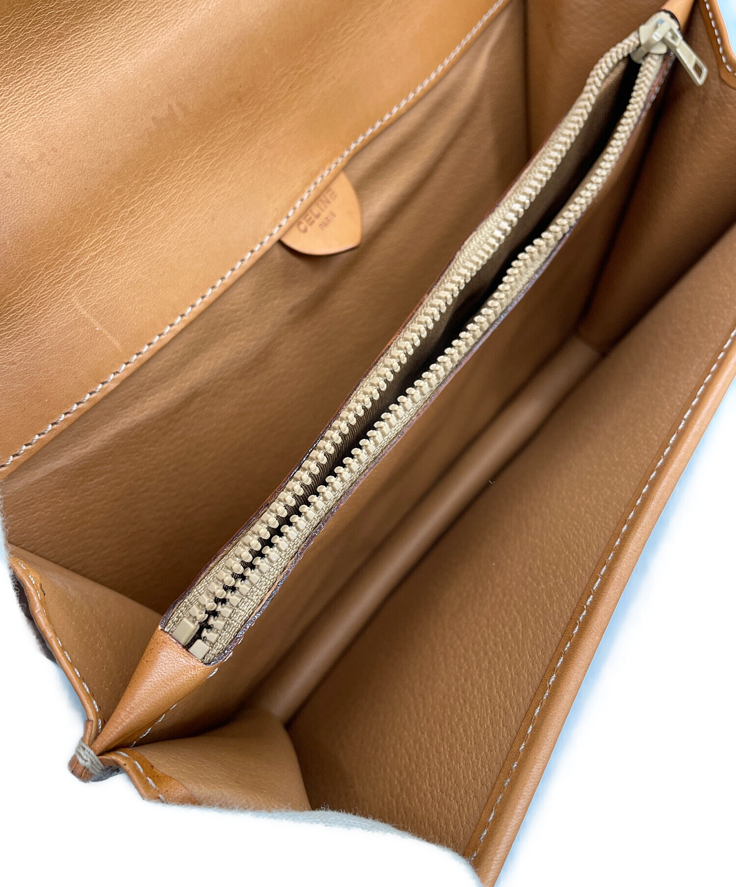 中古・古着通販】CELINE (セリーヌ) クラッチバッグ ブラウン