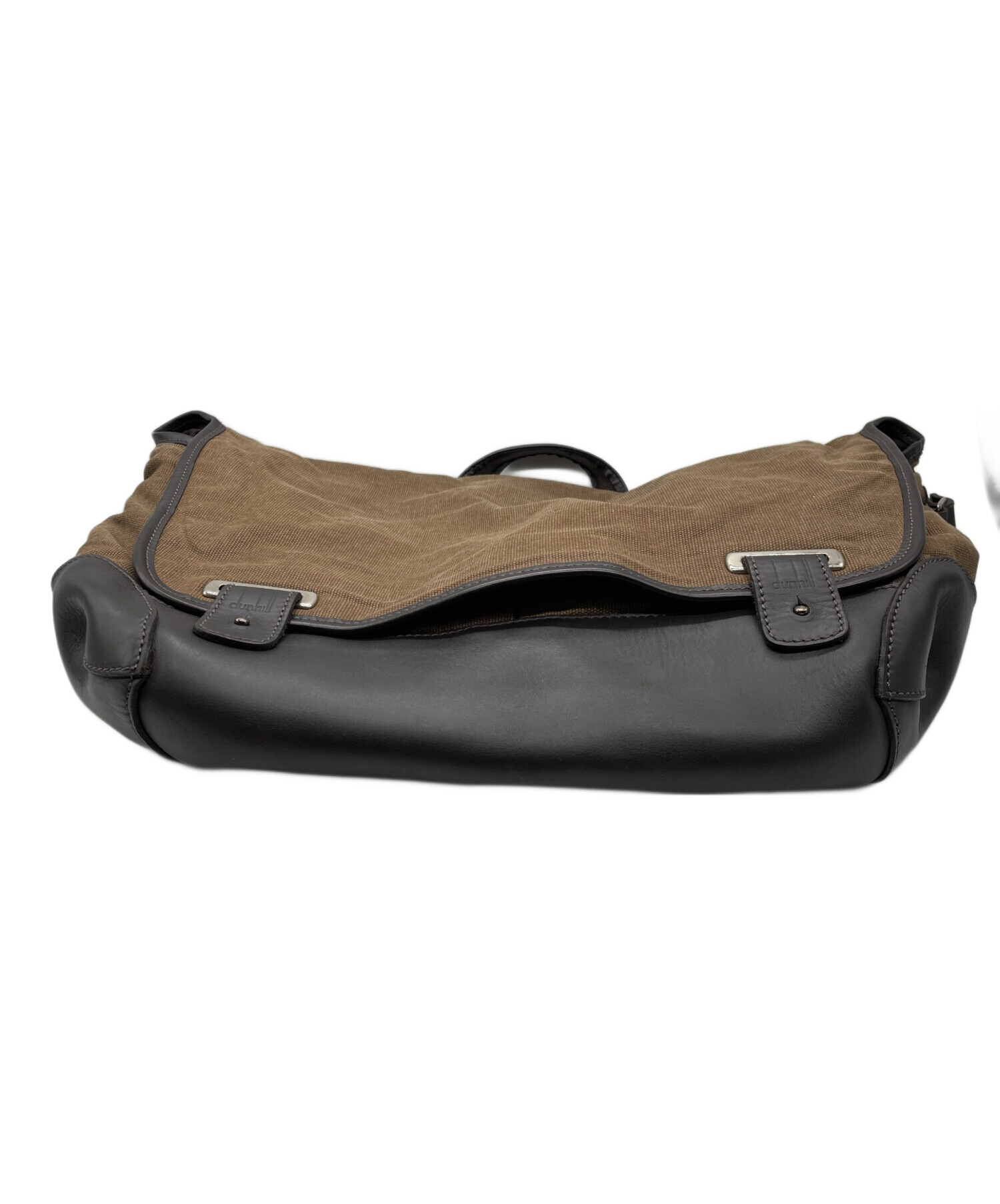 【X'masセール★30%OFF】ダンヒル Dunhill ショルダーバッグ ブラウン×シルバー レディース 中古 中古・古着通販】dunhill (ダンヒル) ショルダーバッグ ブラウン