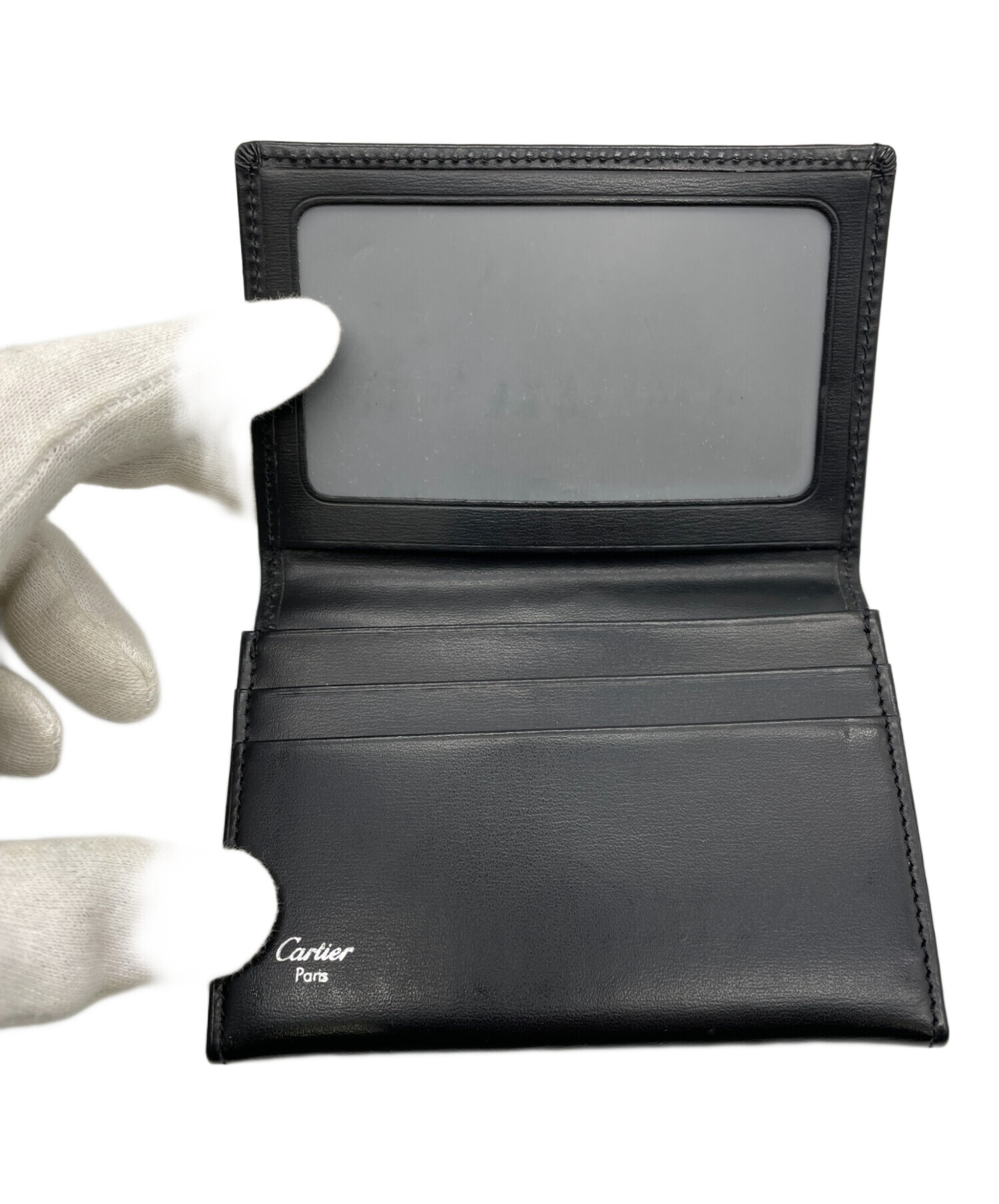 中古・古着通販】Cartier (カルティエ) カードケース ブラック