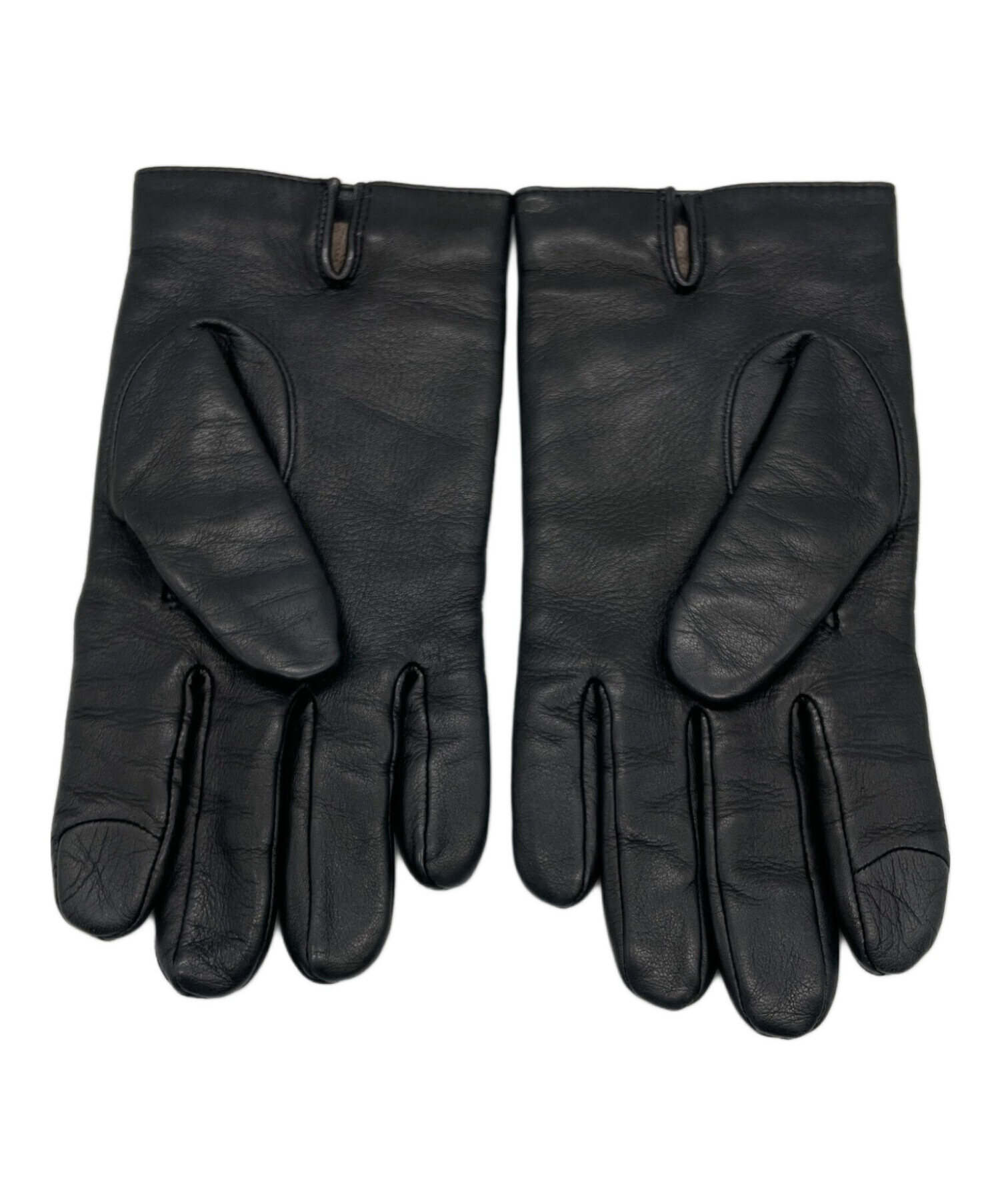 中古・古着通販】COACH (コーチ) レザーグローブ ブラック｜ブランド