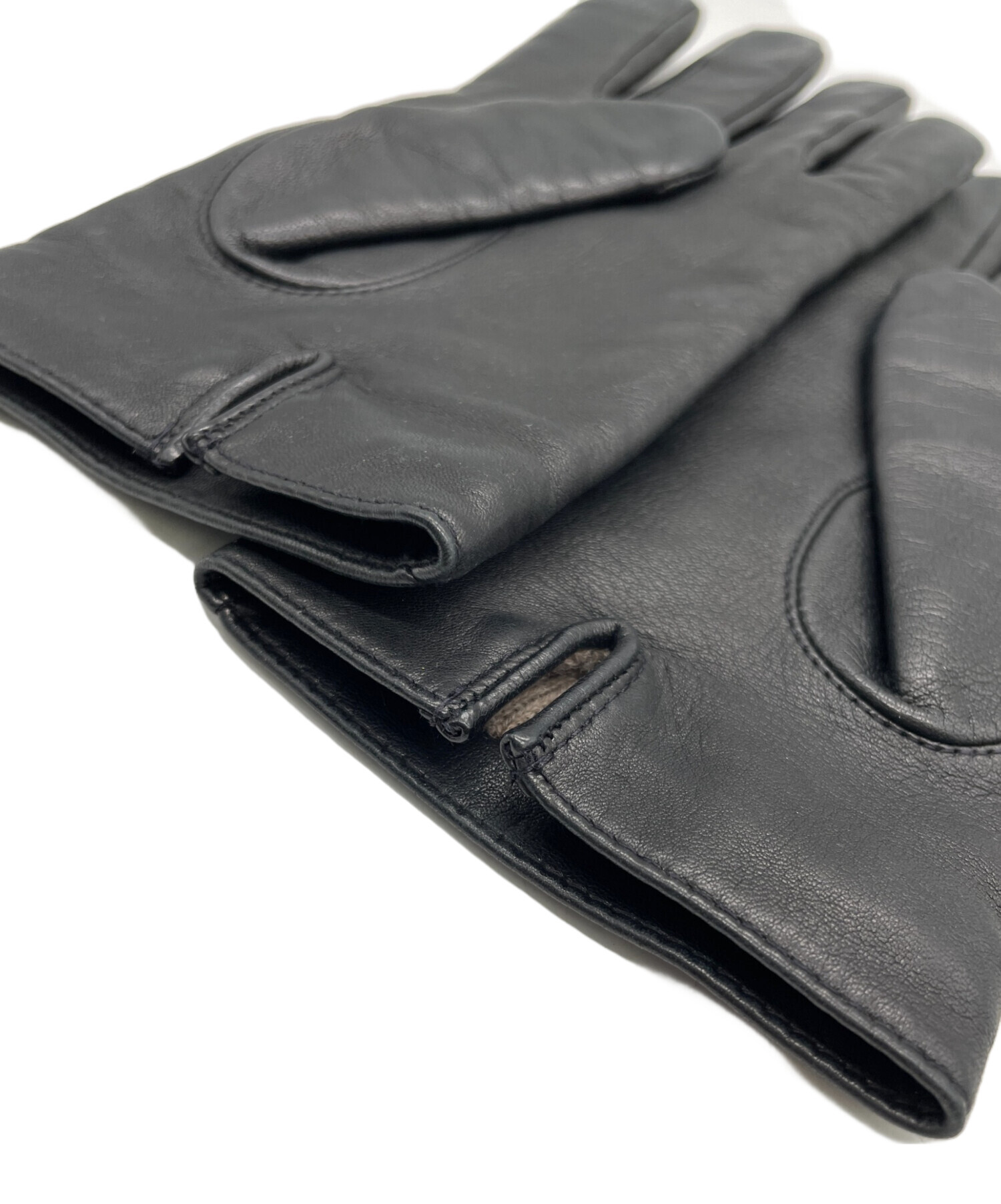 中古・古着通販】COACH (コーチ) レザーグローブ ブラック｜ブランド