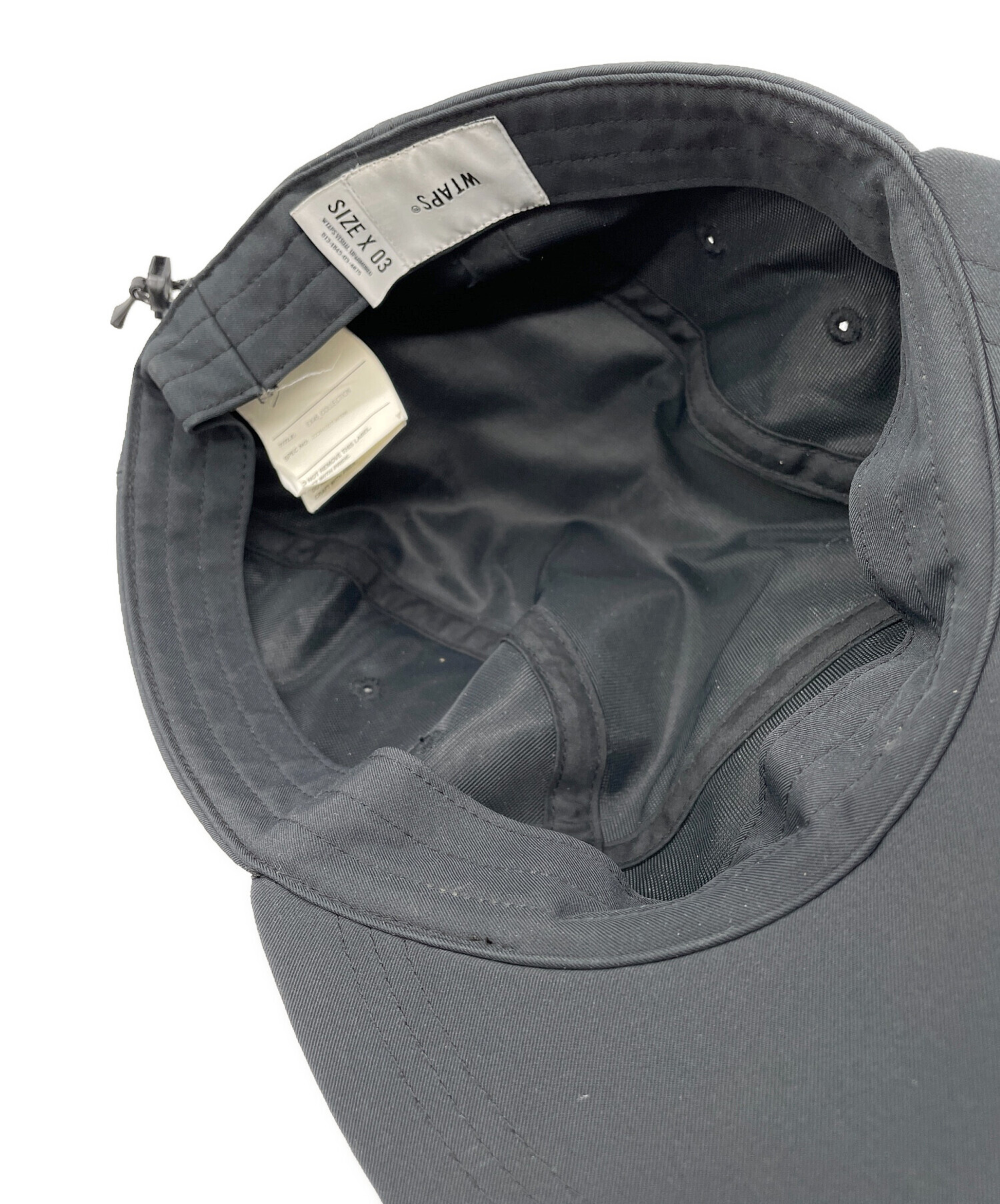 中古・古着通販】WTAPS (ダブルタップス) キャップ ブラック サイズ