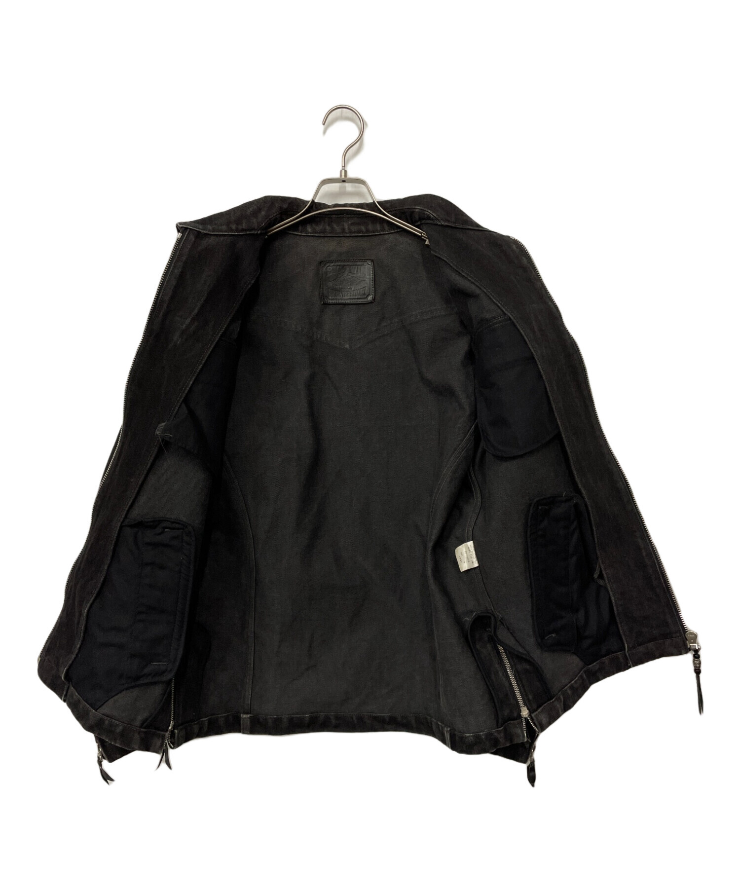 中古・古着通販】BIG TWIN (ビッグツイン) デニムジャケット ブラック