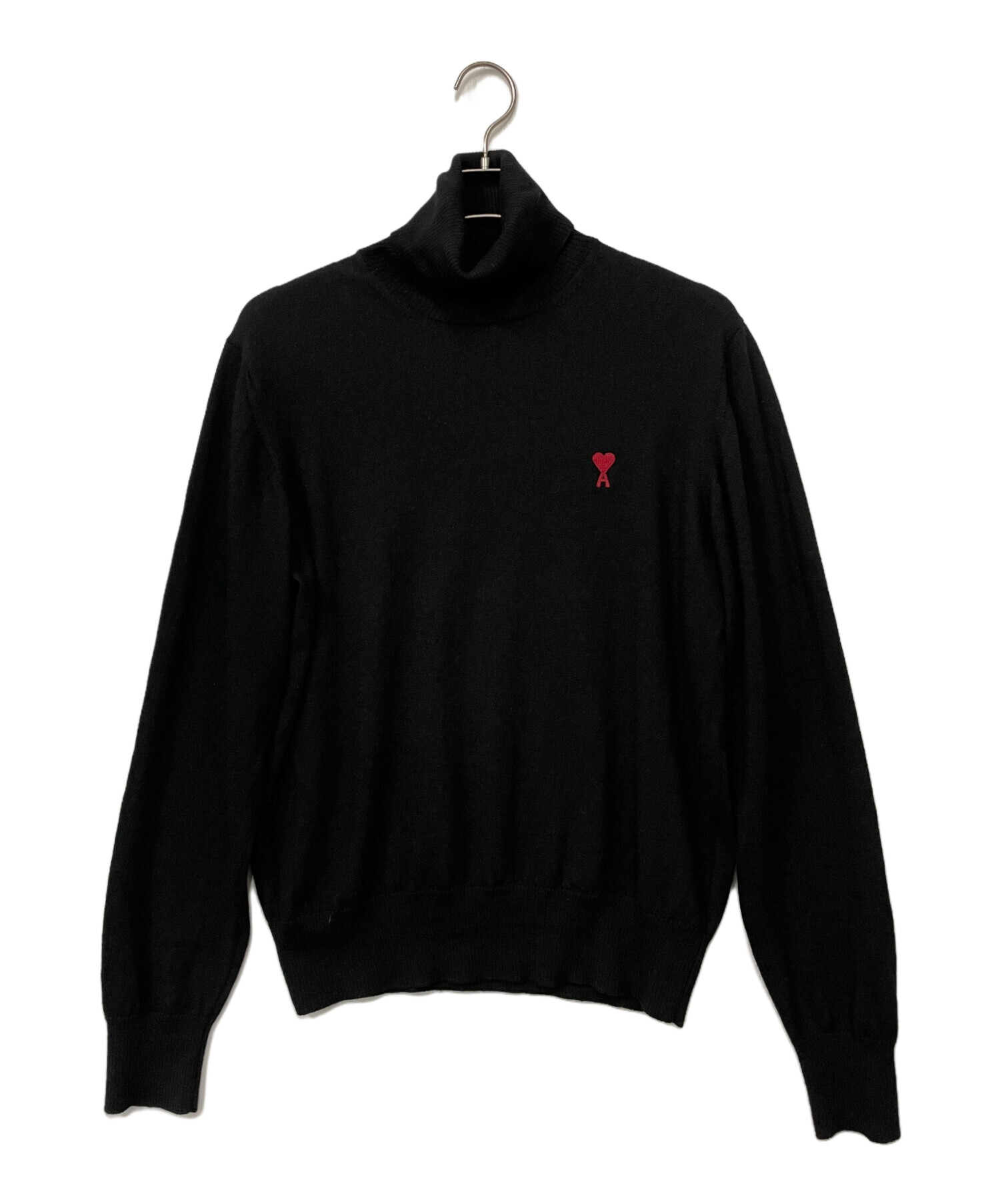 中古・古着通販】ami (アミ) ハートロゴタートルネックセーター