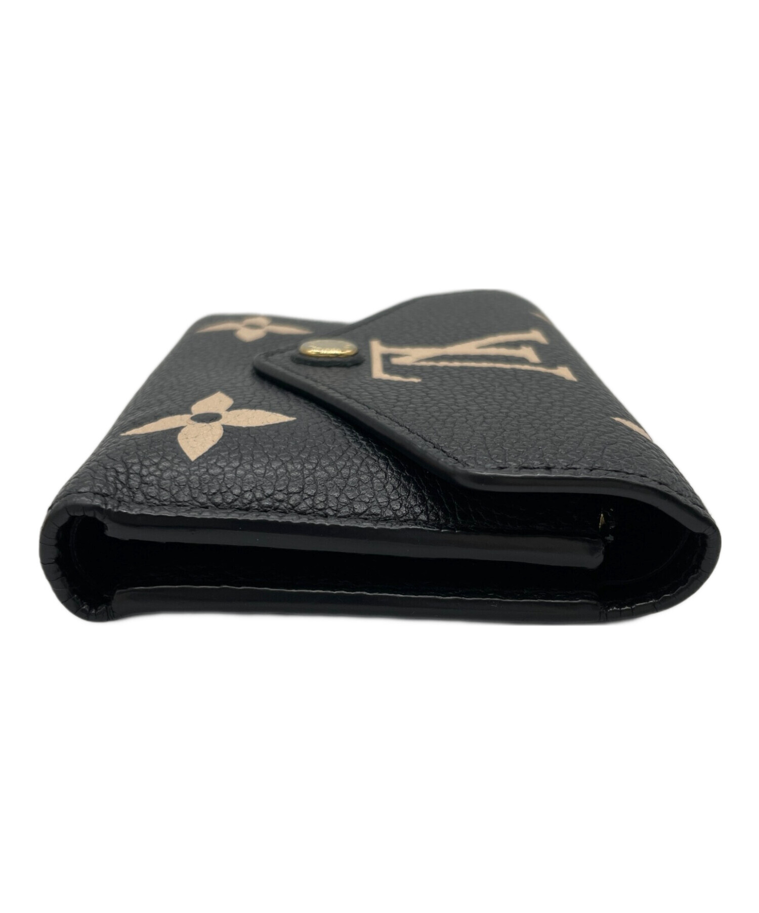 Louis Vuitton ブラック コンパクト財布 中古・古着通販】LOUIS VUITTON (ルイ ヴィトン) コンパクトウォレット