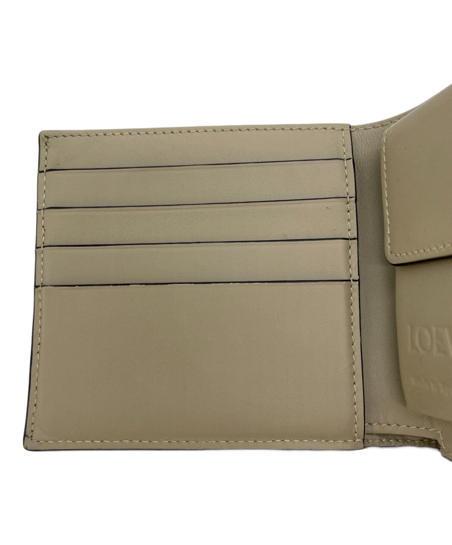 中古・古着通販】LOEWE (ロエベ) 2つ折り財布 アイボリー｜ブランド