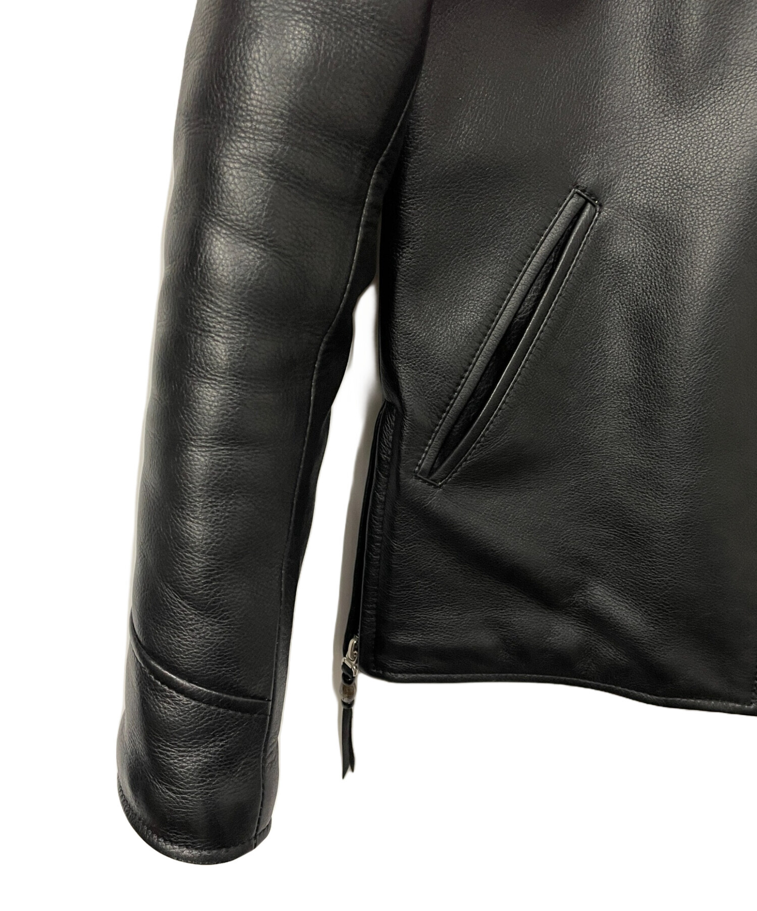 中古・古着通販】BIG TWIN (ビッグツイン) レザージャケット サイズ:40