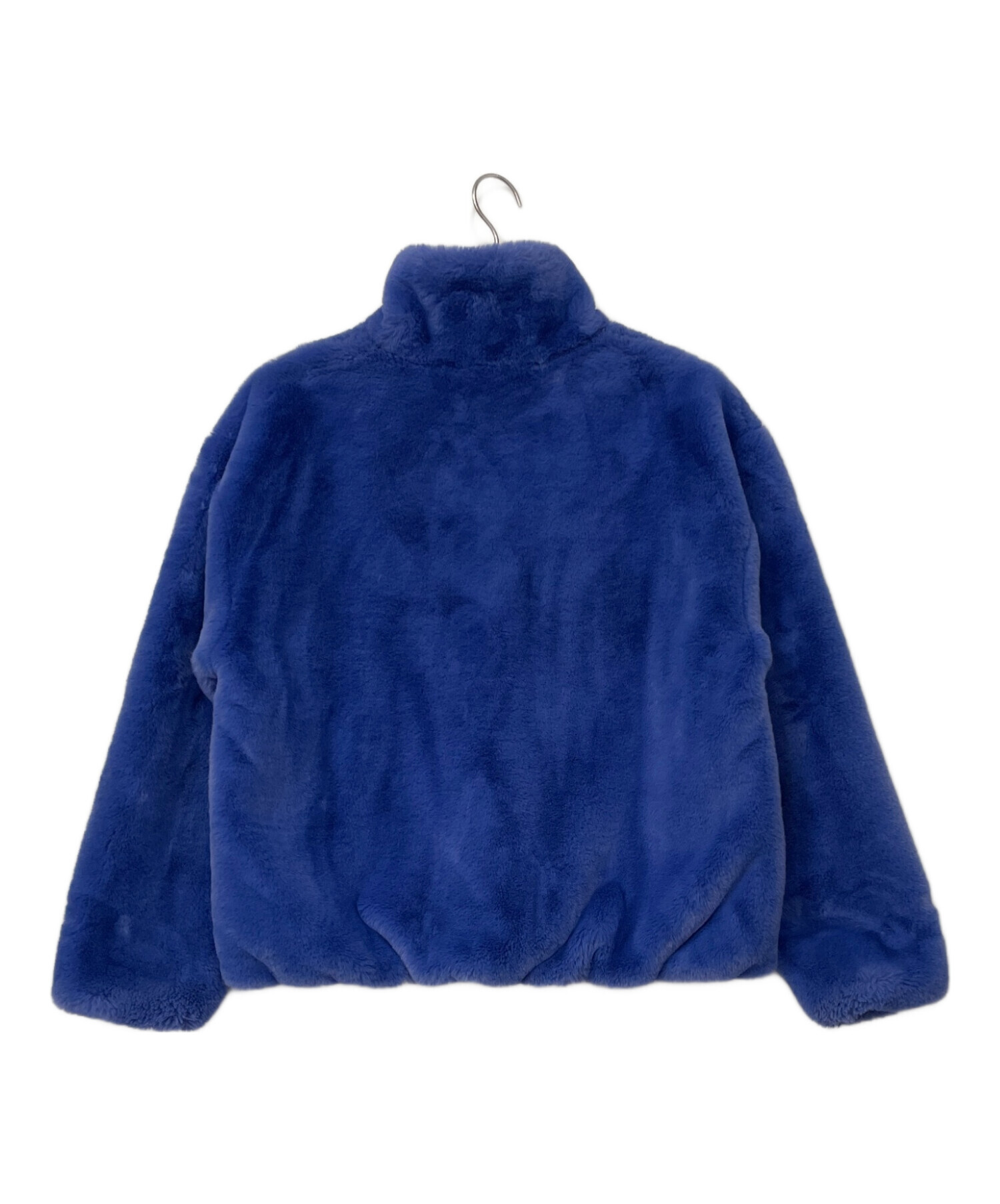 中古・古着通販】NIKE (ナイキ) フェイクファージャケット ブルー 