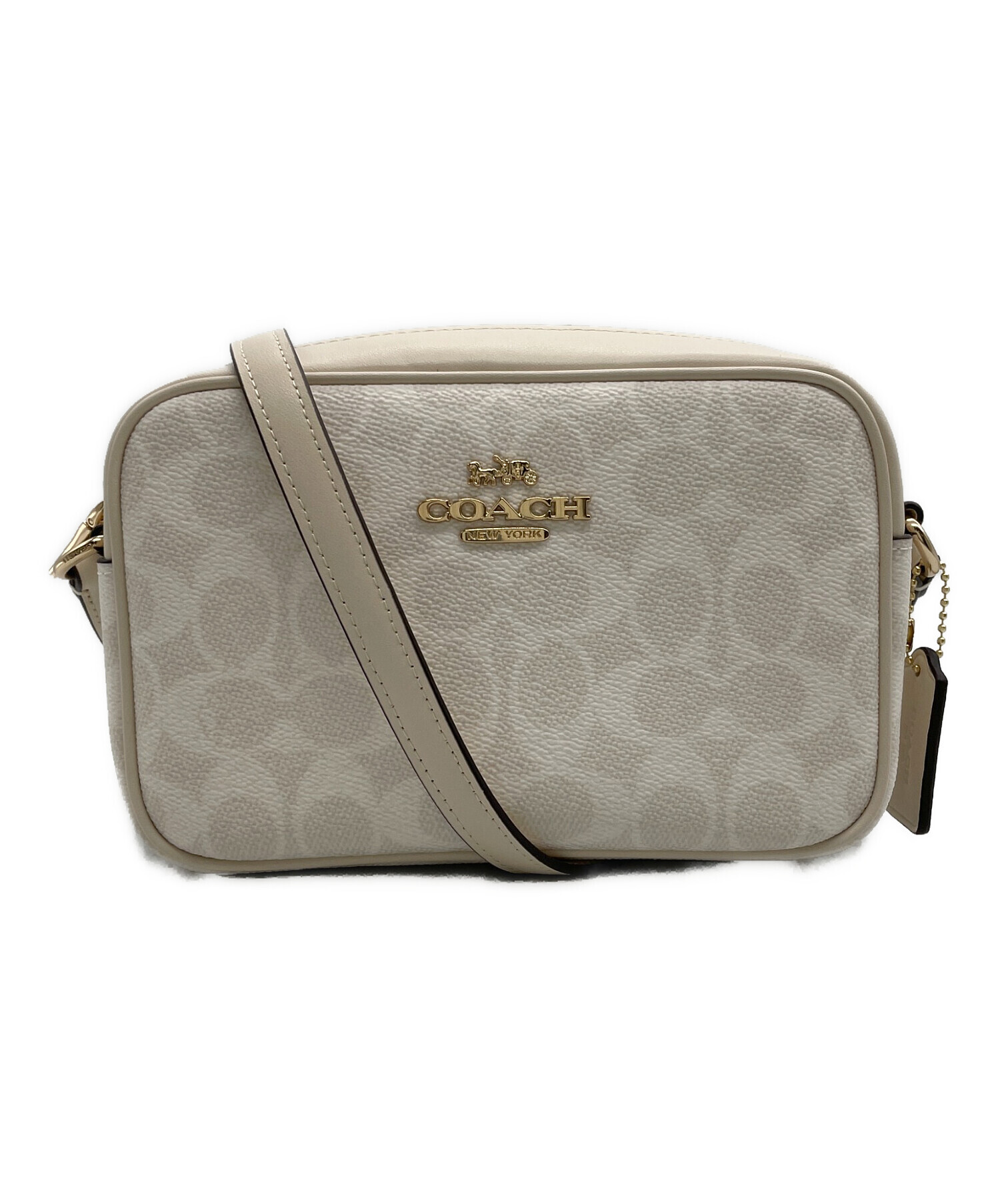 中古・古着通販】COACH (コーチ) ショルダーバッグ アイボリー 