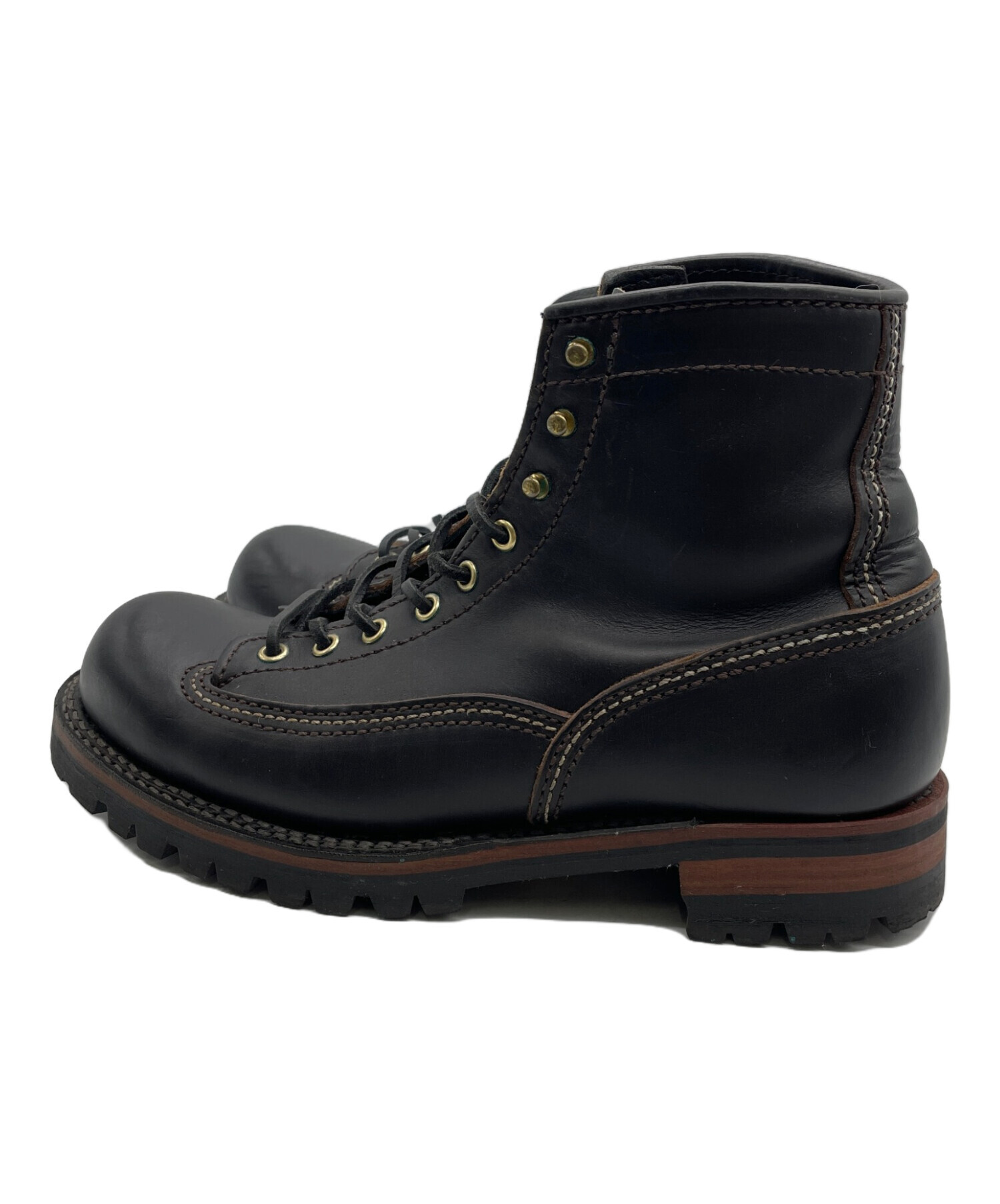 中古・古着通販】LONE WOLF BOOTS (ロンウルフブーツ) ロガーブーツ