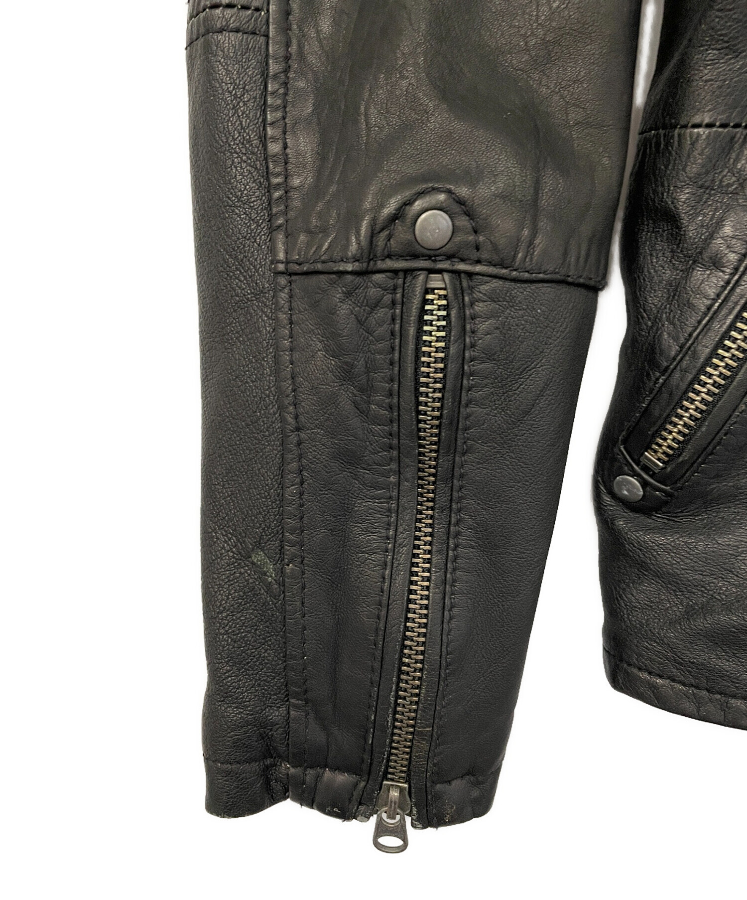 中古・古着通販】AVIREX (アヴィレックス) レザーライダースジャケット