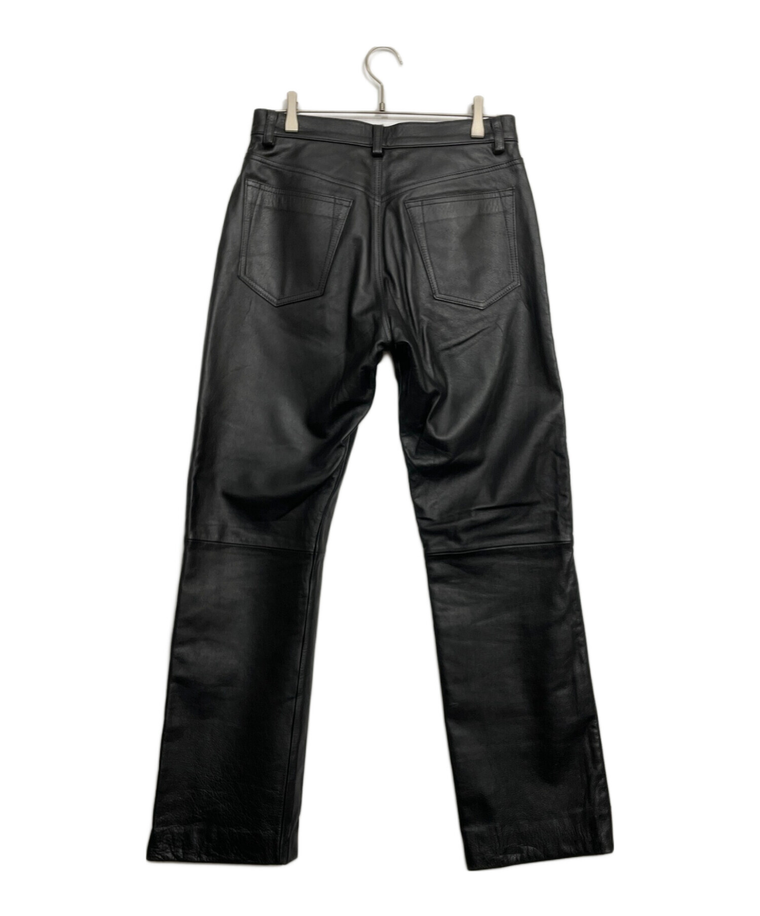 Johnleeknb出品 中古・古着通販】JOHNBULL (ジョンブル) レザーパンツ ブラック サイズ