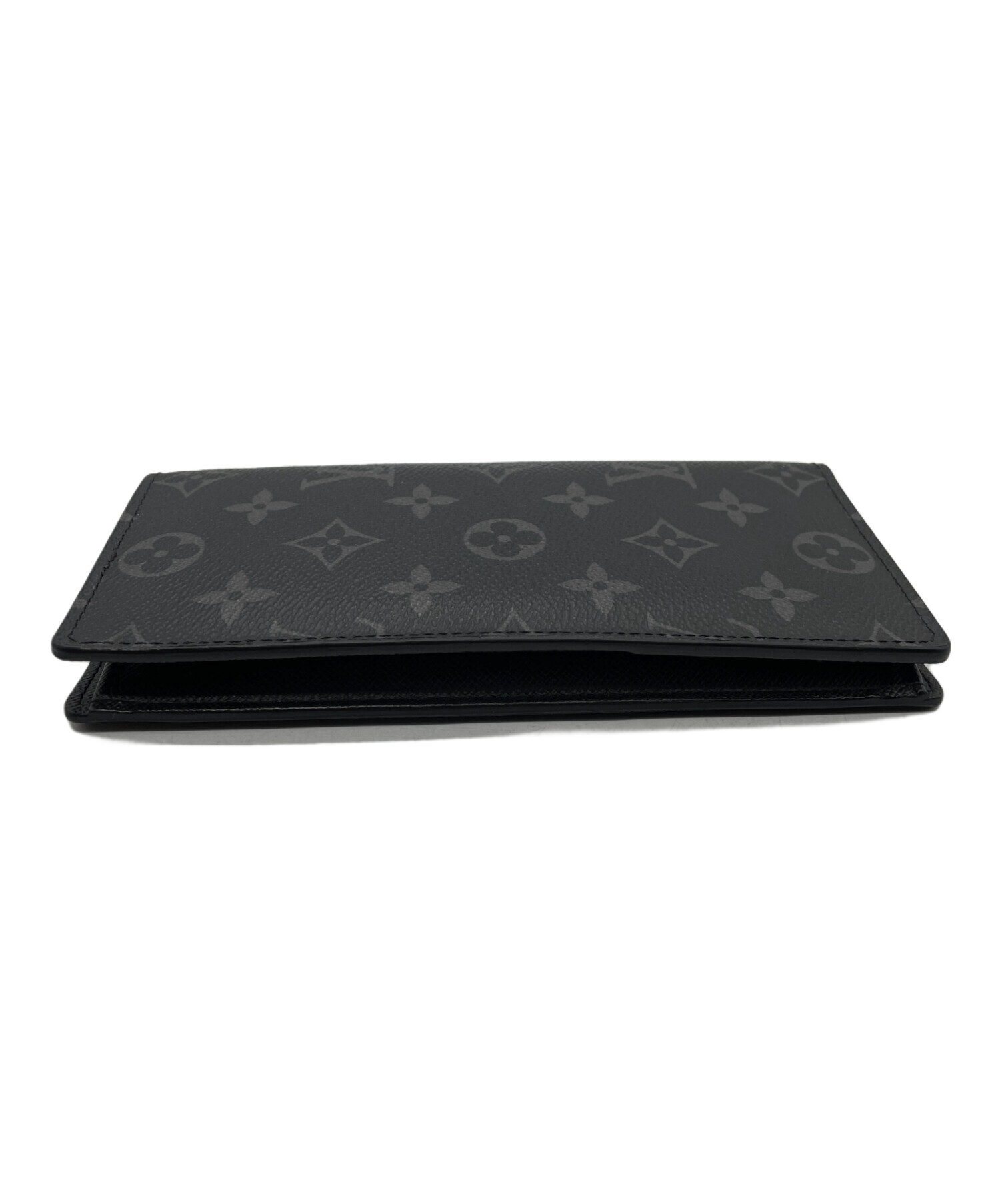 LOUIS VUITTON ルイヴィトン 財布・ケース  黒 【古着】【中古】【送料無料】 中古・古着通販】LOUIS VUITTON (ルイ ヴィトン) 2つ折り財布 ブラック