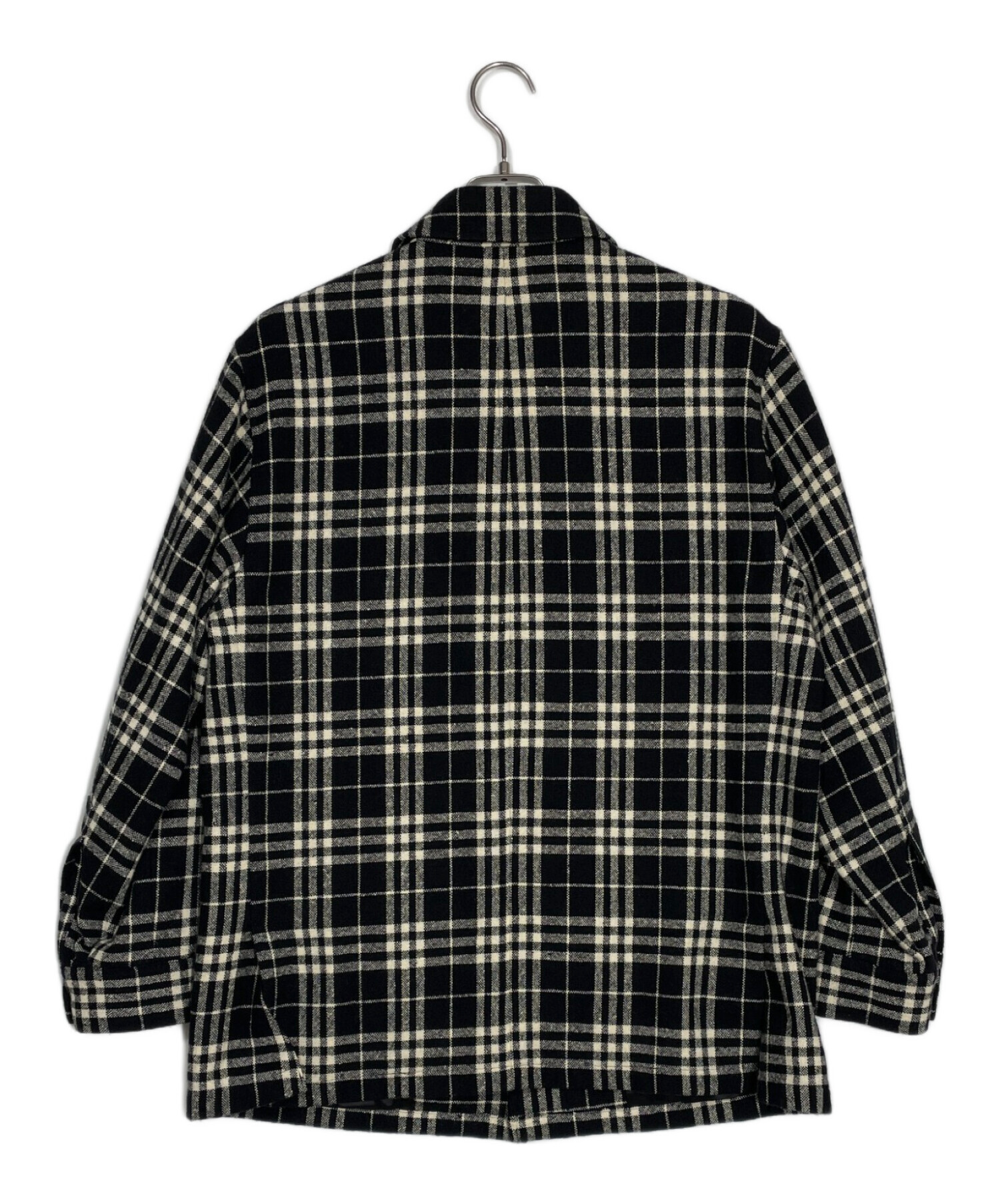 中古・古着通販】BURBERRY (バーバリー) シャツジャケット ブラック 