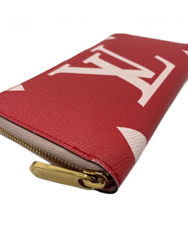 中古・古着通販】LOUIS VUITTON (ルイ ヴィトン) 長財布 ピンク×レッド