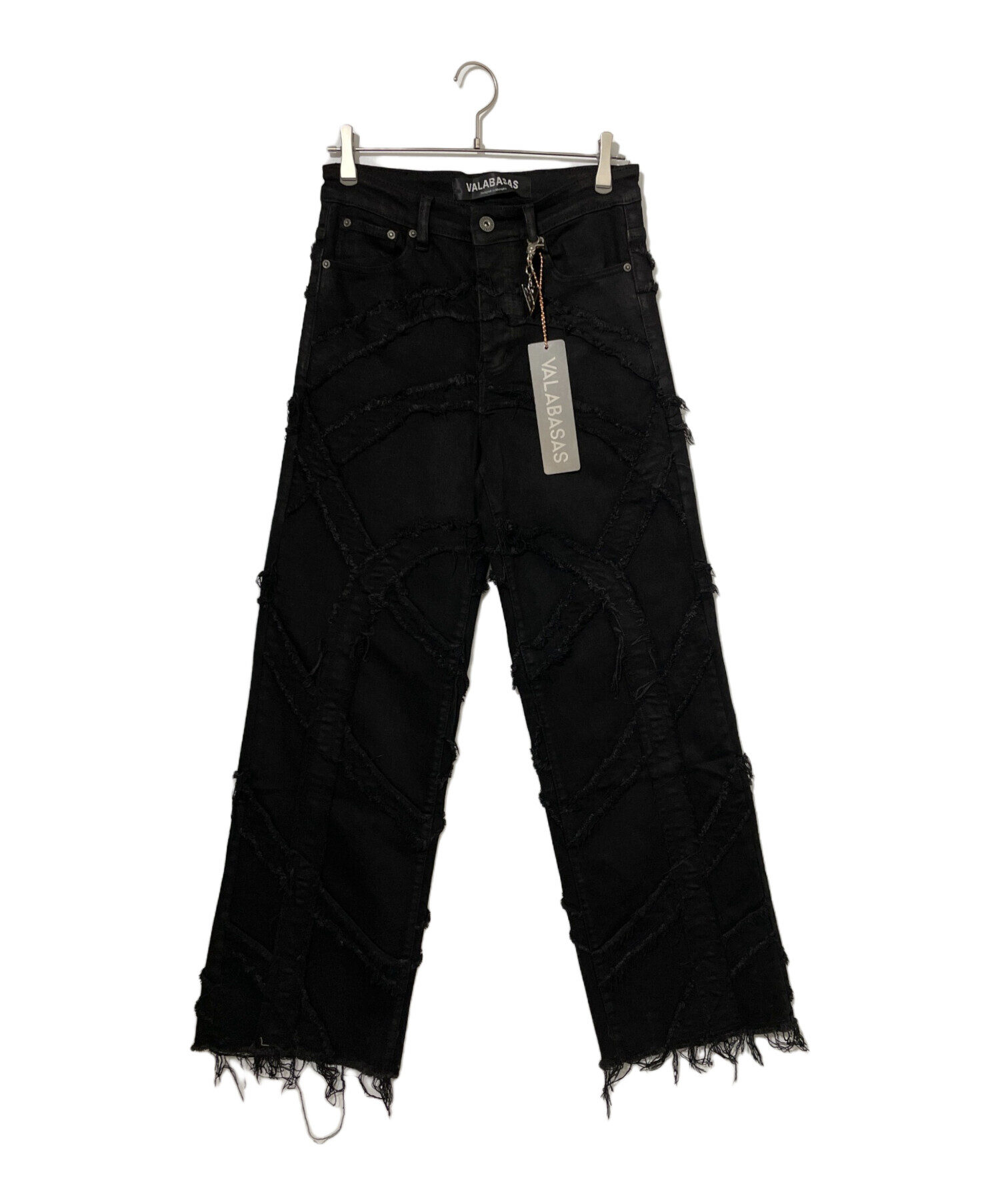 中古・古着通販】VALABASAS (バラバサス) デニムパンツ ブラック 中古・古着通販】VALABASAS (バラバサス) デニムパンツ ブラック