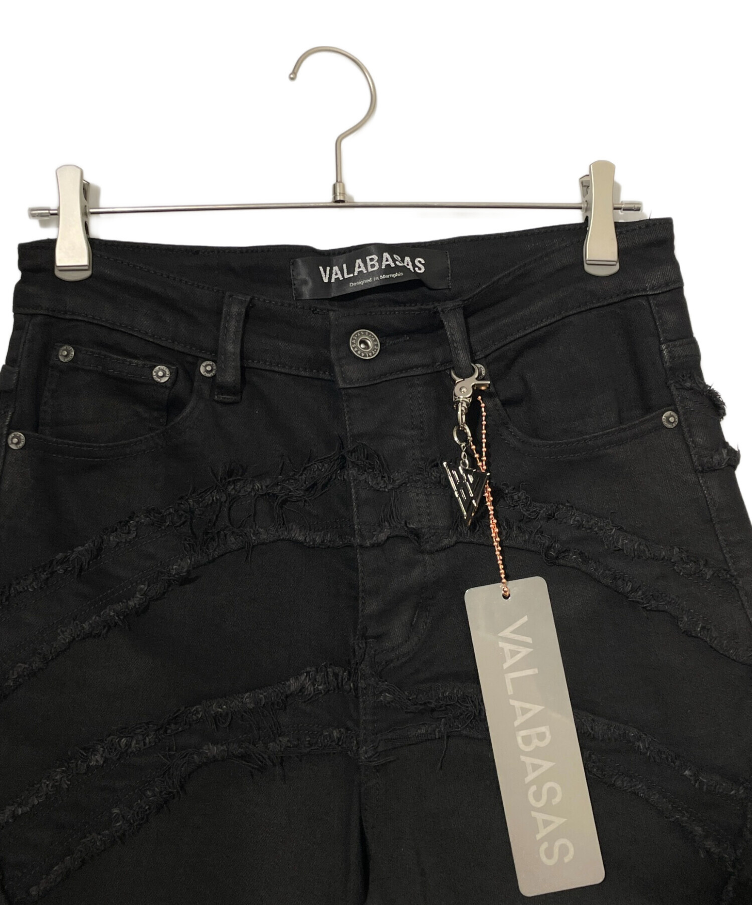 中古・古着通販】VALABASAS (バラバサス) デニムパンツ ブラック