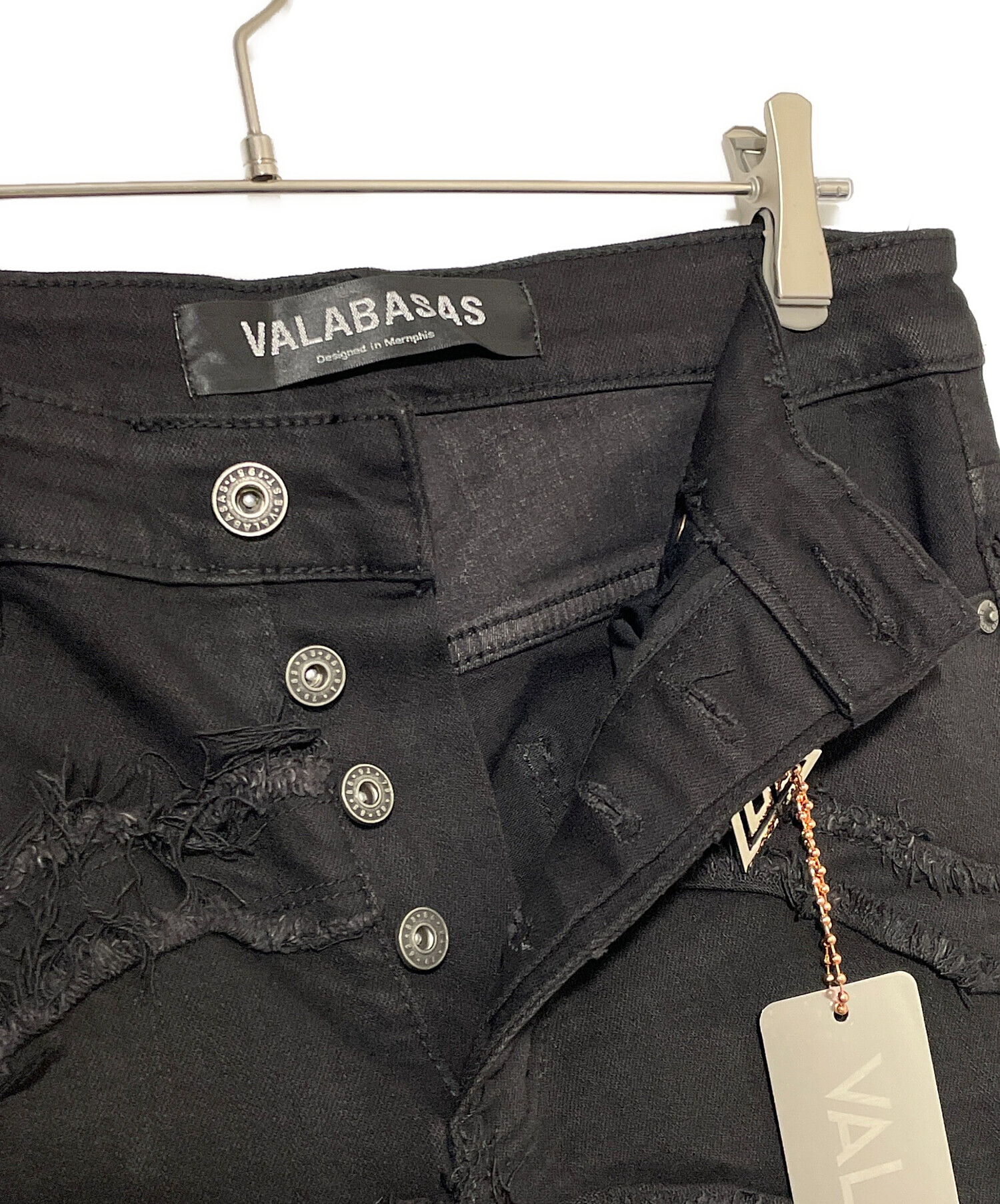 中古・古着通販】VALABASAS (バラバサス) デニムパンツ ブラック