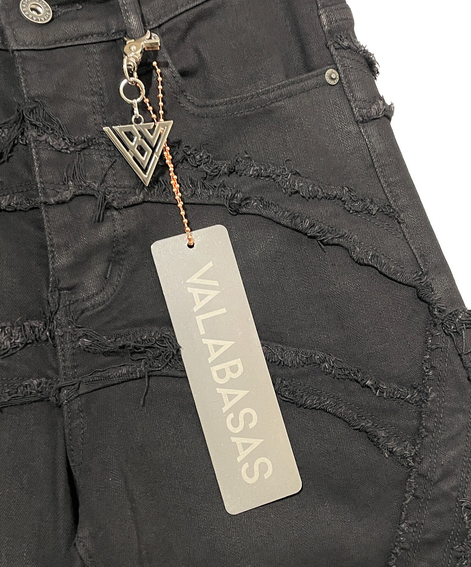 中古・古着通販】VALABASAS (バラバサス) デニムパンツ ブラック