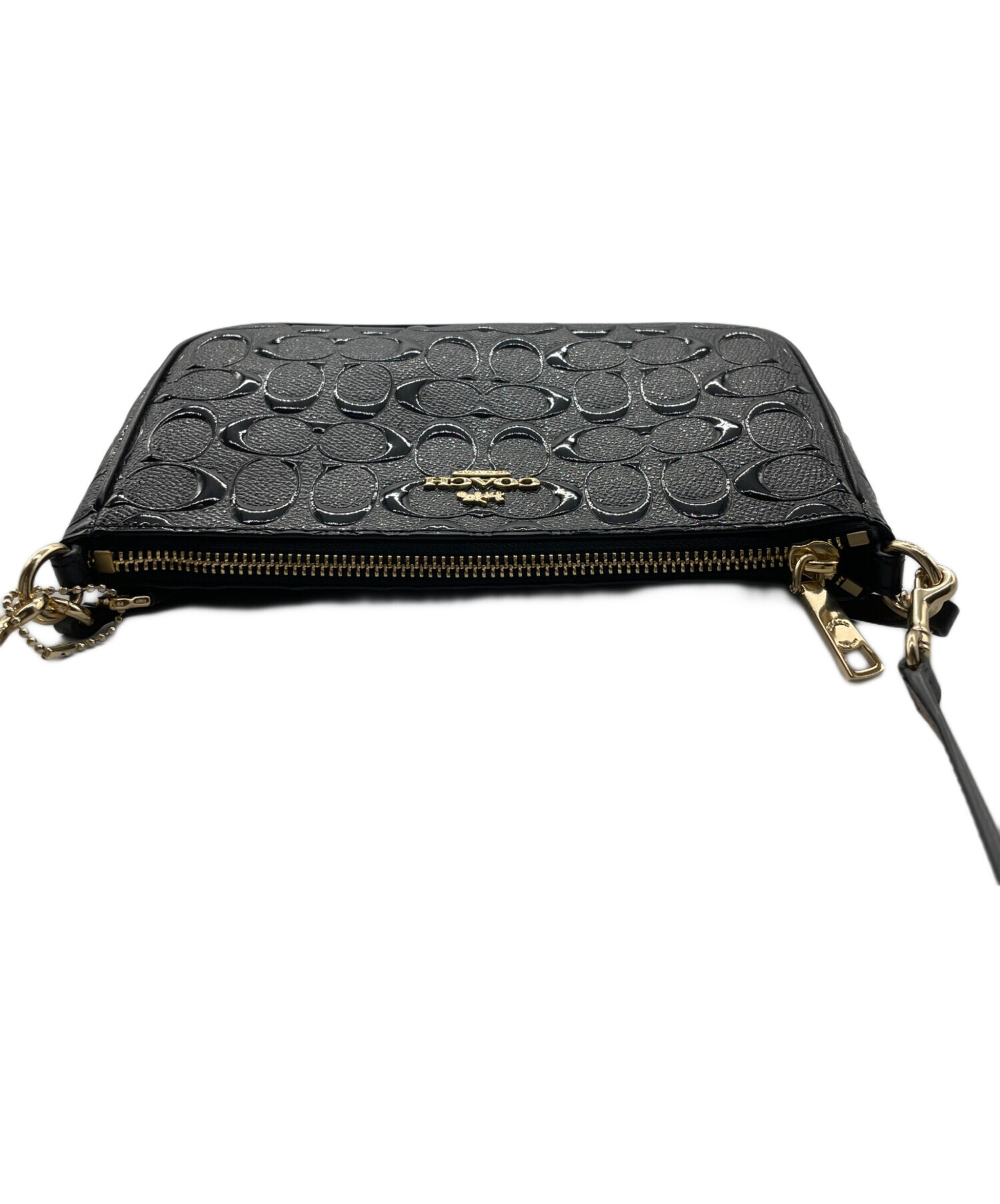 COACH コーチ ショルダーバッグ - 黒(総柄) 【古着】【中古】 中古・古着通販】COACH (コーチ) ショルダーバッグ ブラック 未使用品