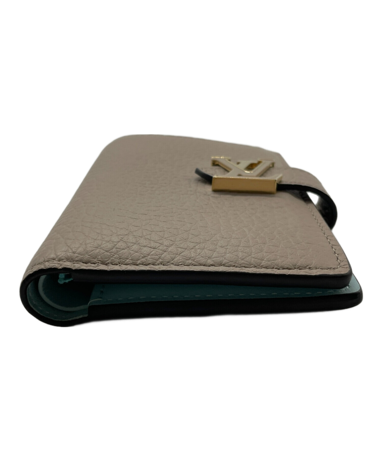 中古・古着通販】LOUIS VUITTON (ルイ ヴィトン) 2つ折り財布 ベージュ