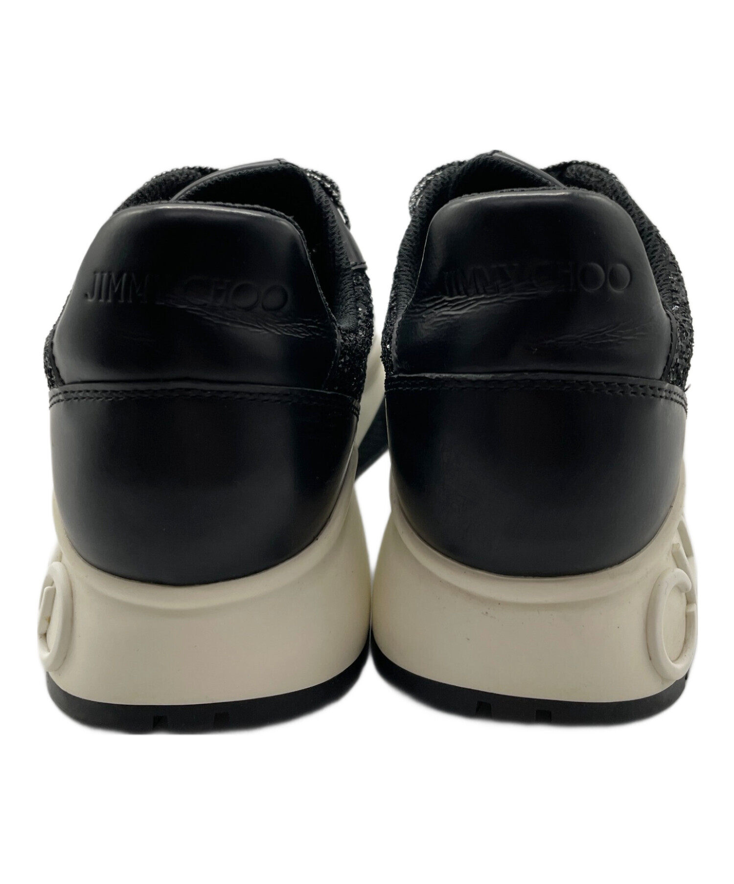 中古・古着通販】JIMMY CHOO (ジミーチュウ) スニーカー ブラック 