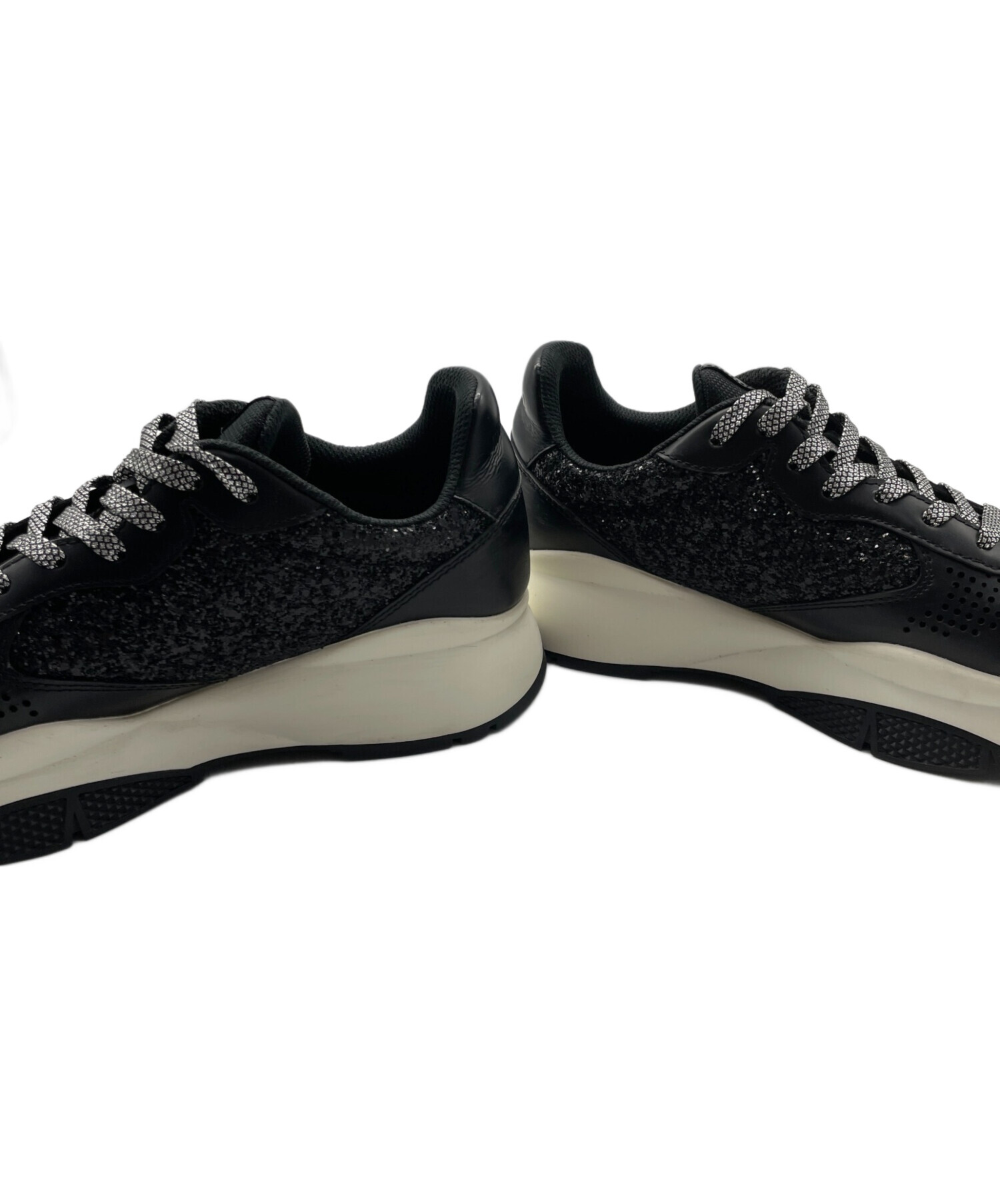 中古・古着通販】JIMMY CHOO (ジミーチュウ) スニーカー ブラック